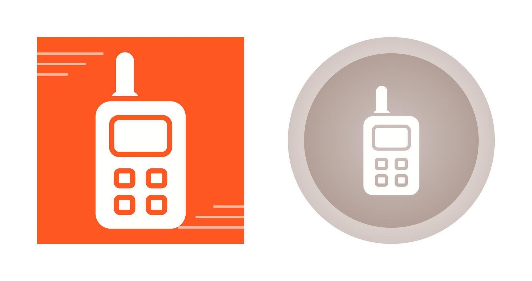 Walkie Talkie Vector Icon