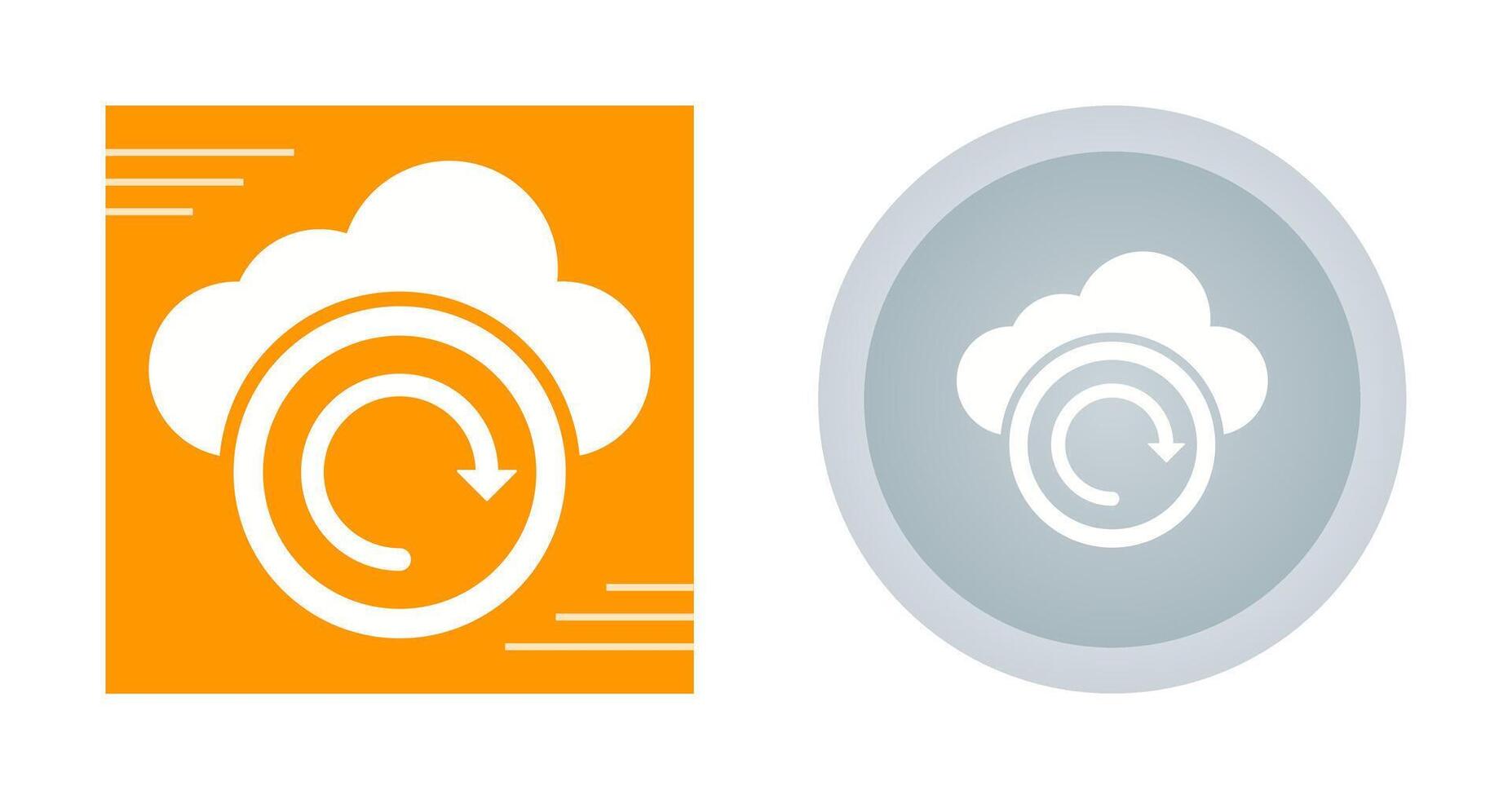 Cloud Backup Vector Icon