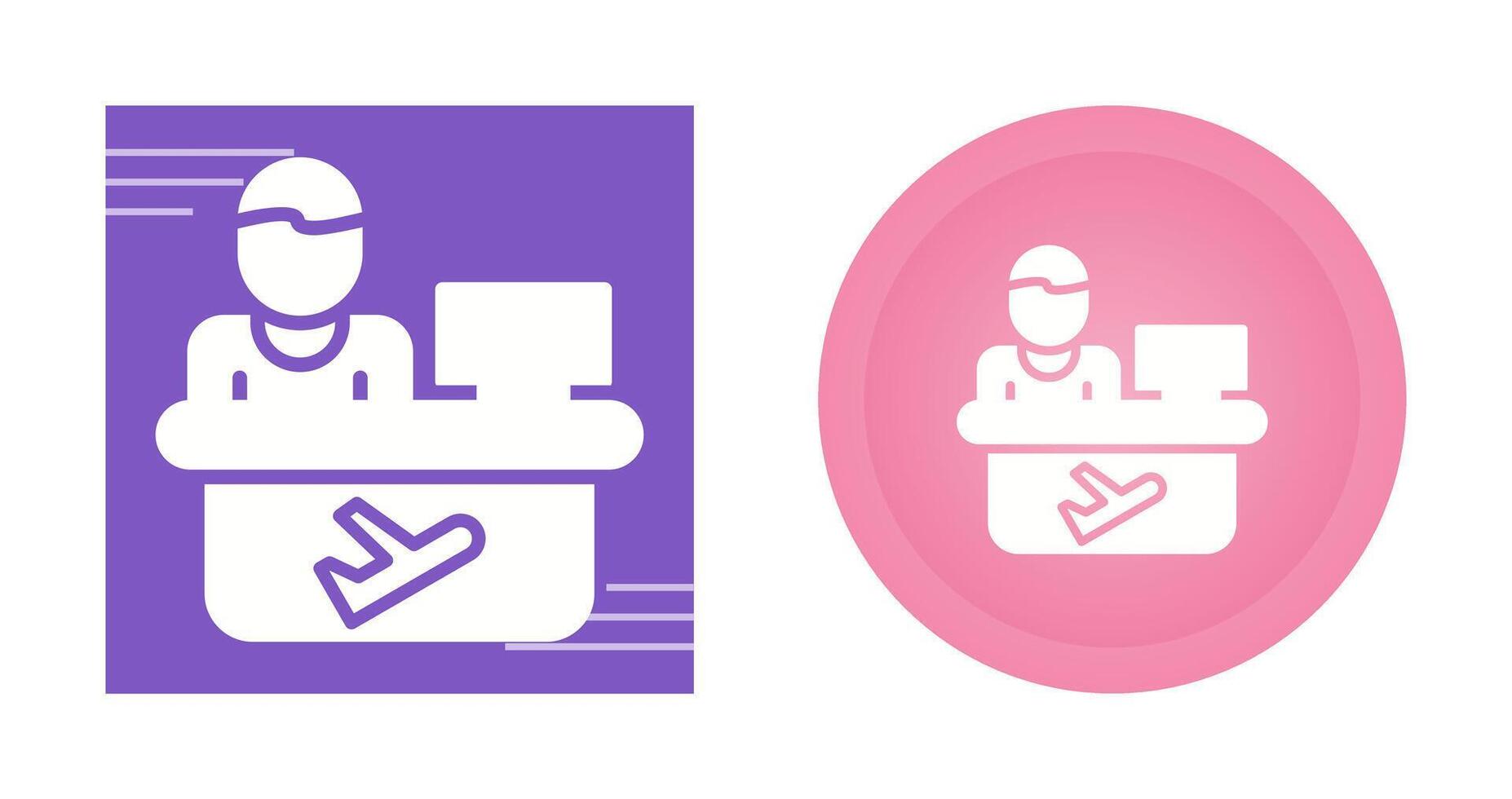 Travel Agent Vector Icon