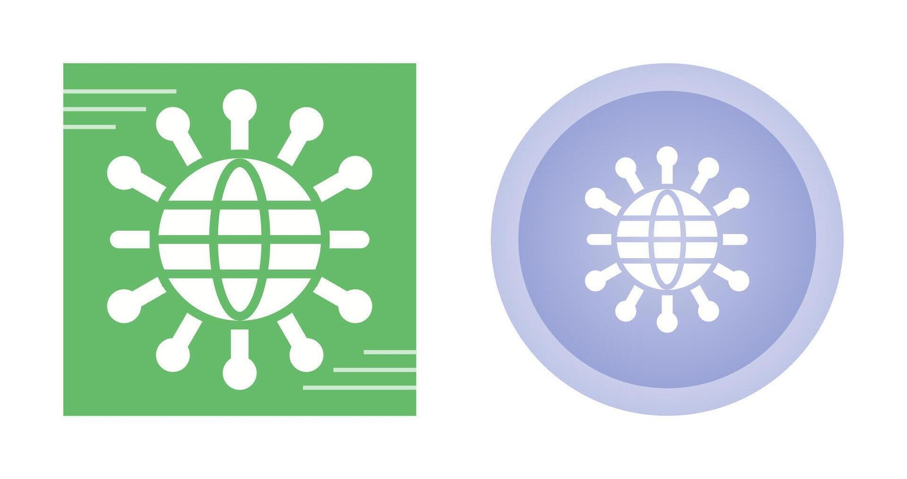 Network Topology Vector Icon