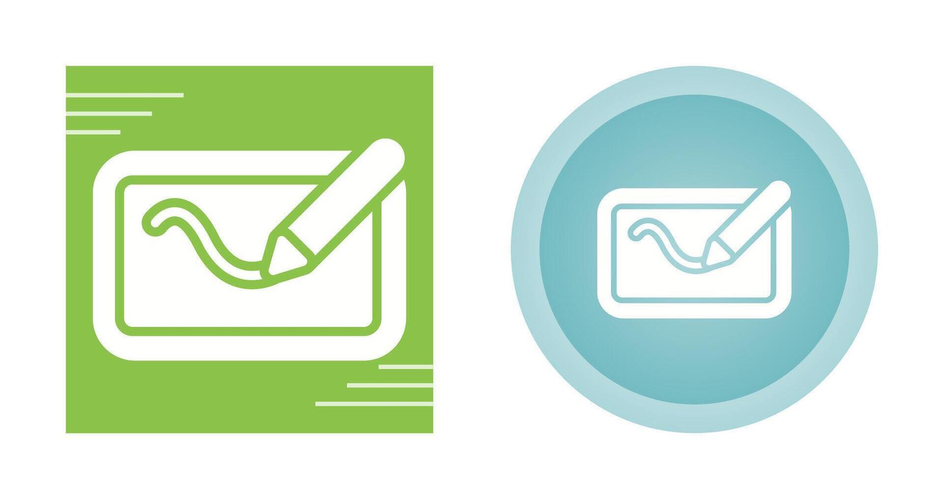 Digital Drawing Pad Vector Icon