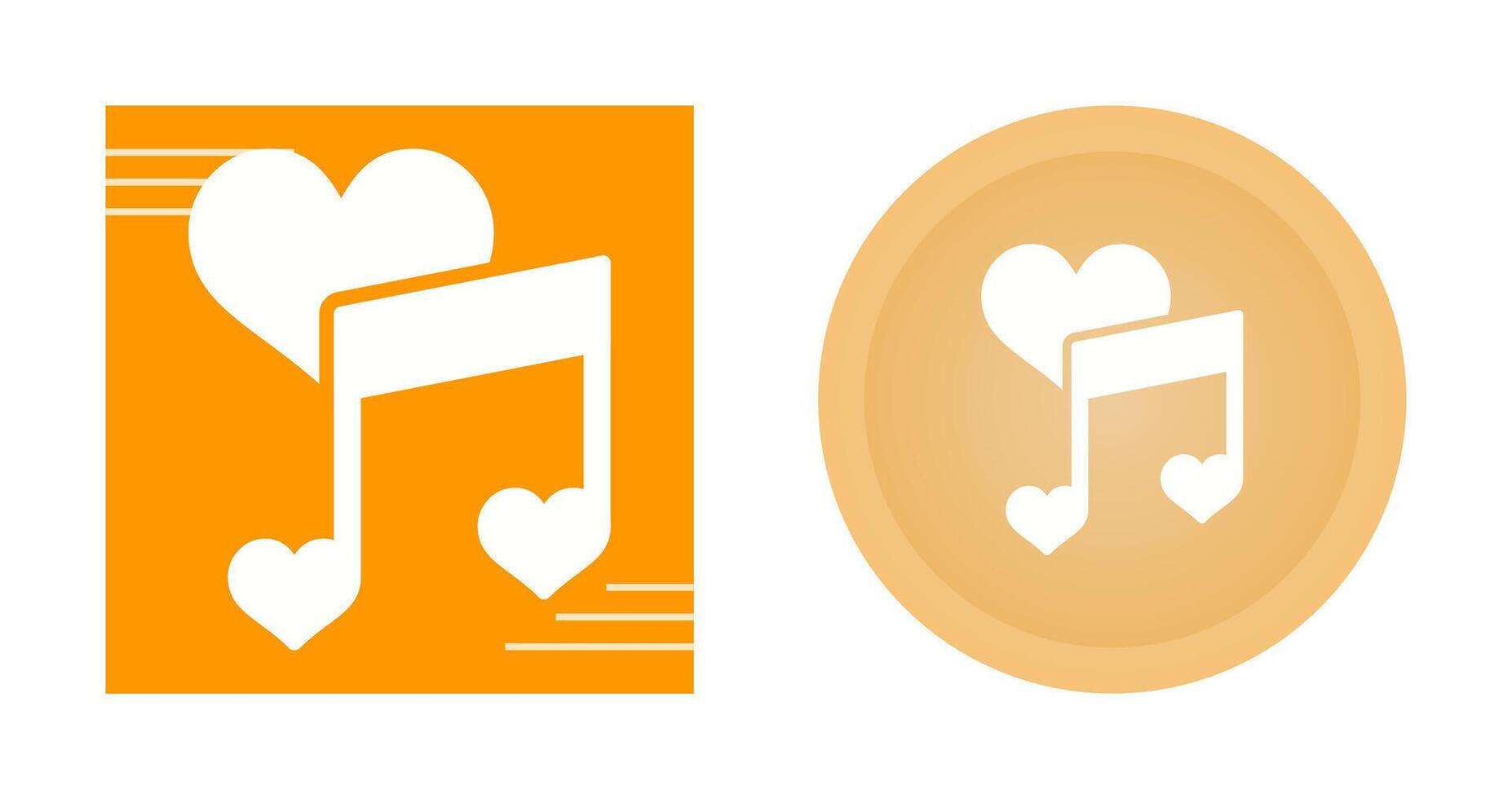 Love songs Vector Icon