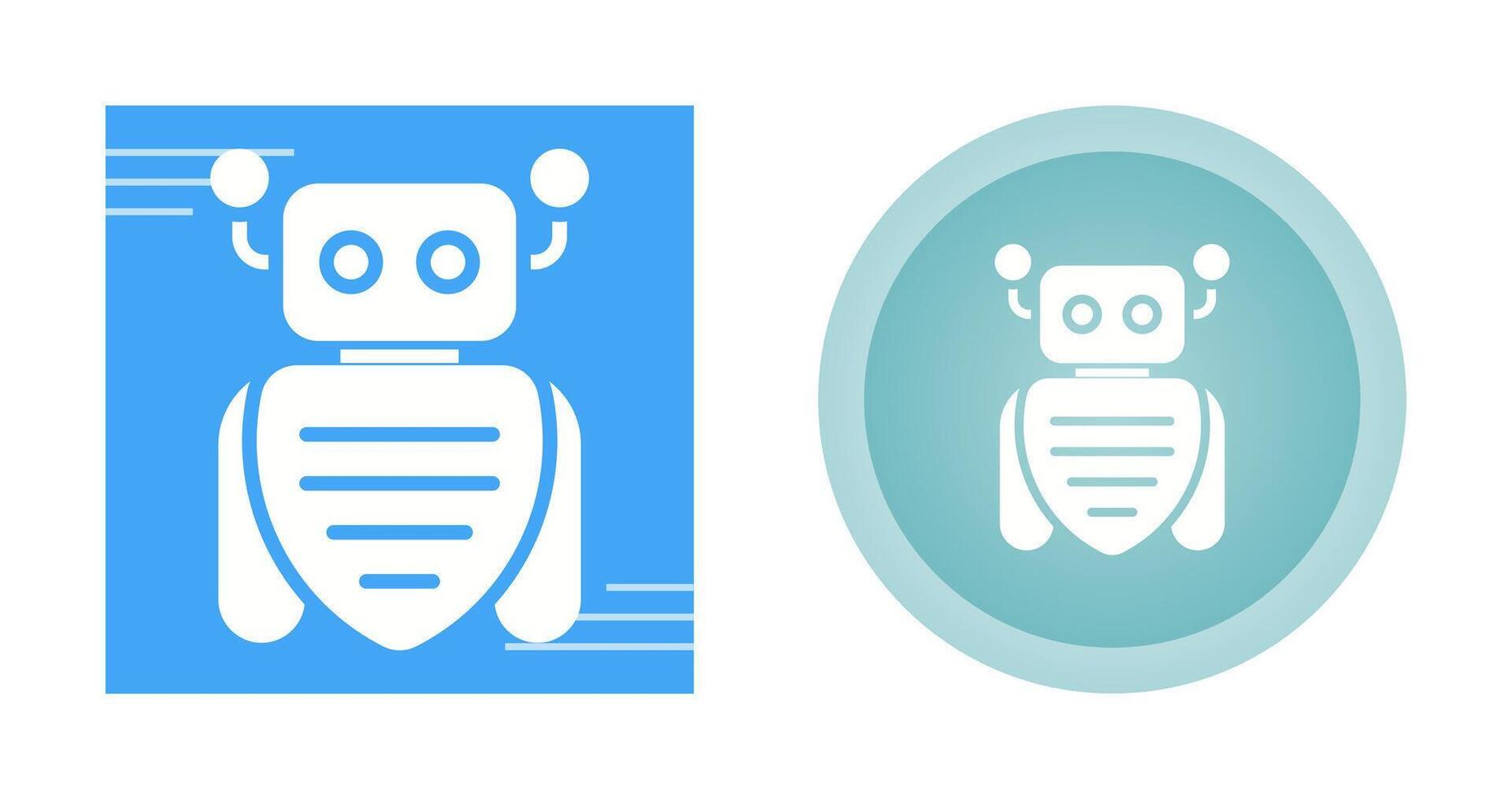 Robot Assistant Vector Icon