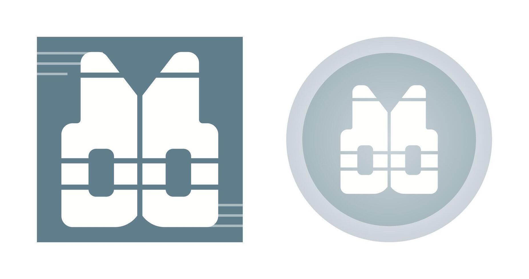 Reflective vest Vector Icon