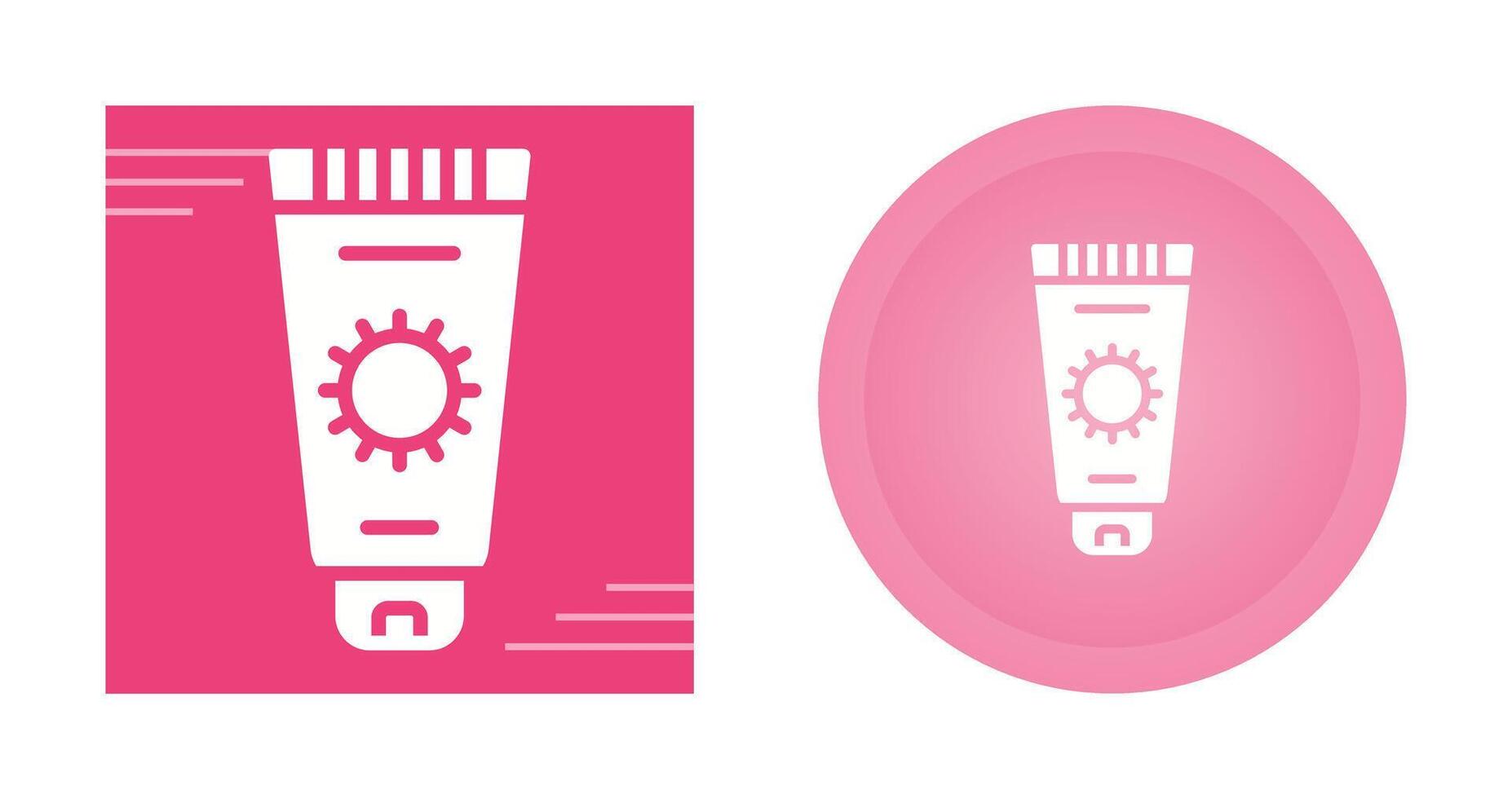 Sunscreen Vector Icon