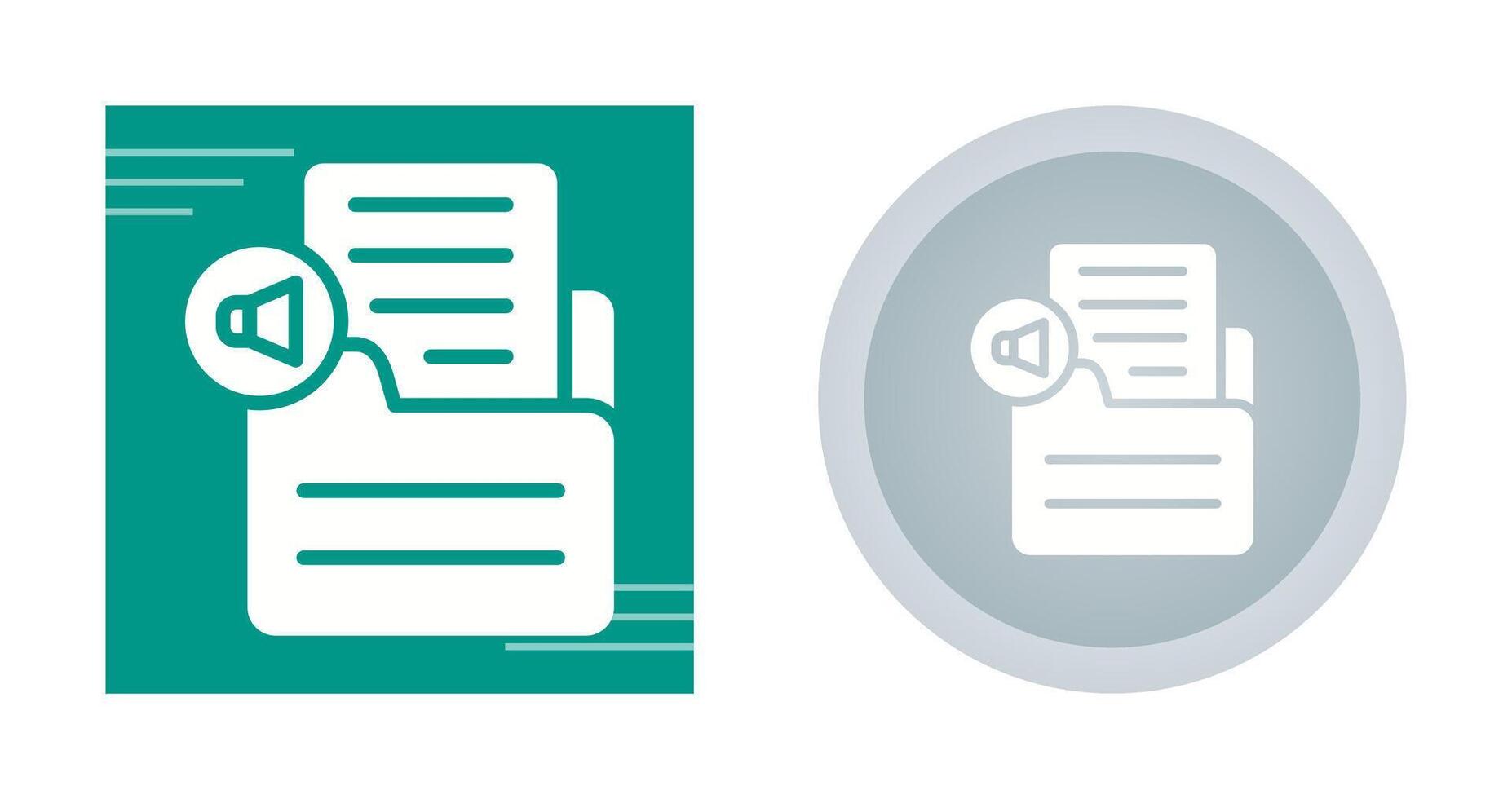 Document Insert Audio Vector Icon
