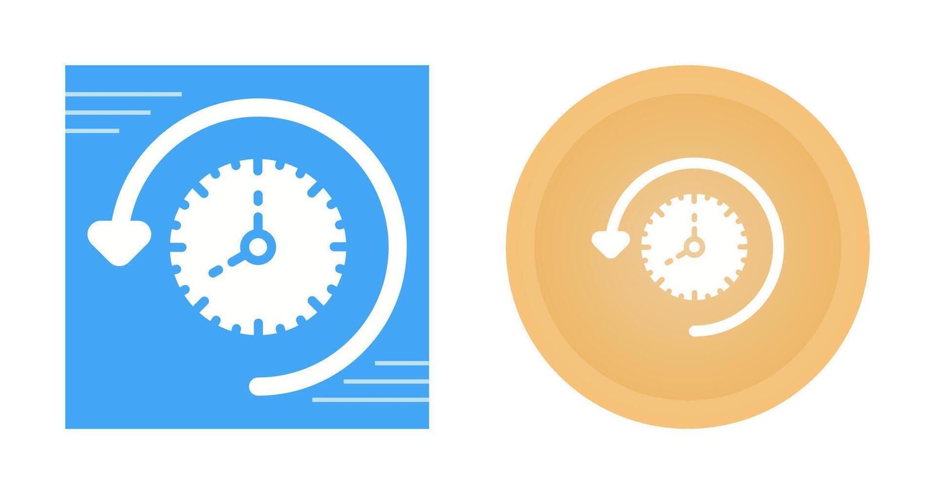 Time Past Vector Icon