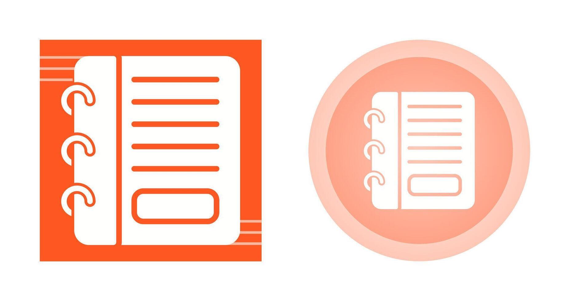 Notepad Vector Icon