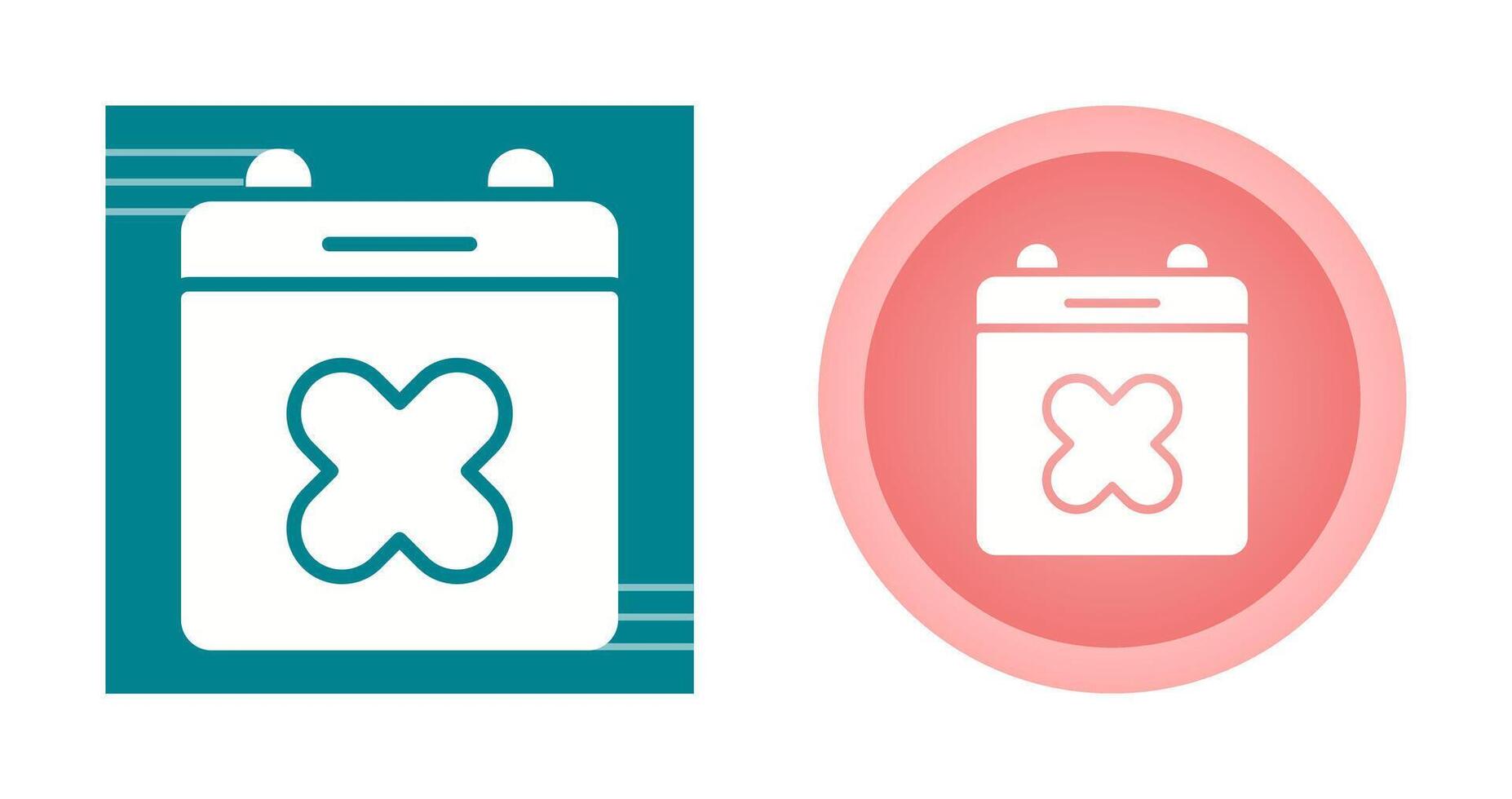 Calendar Xmark Vector Icon