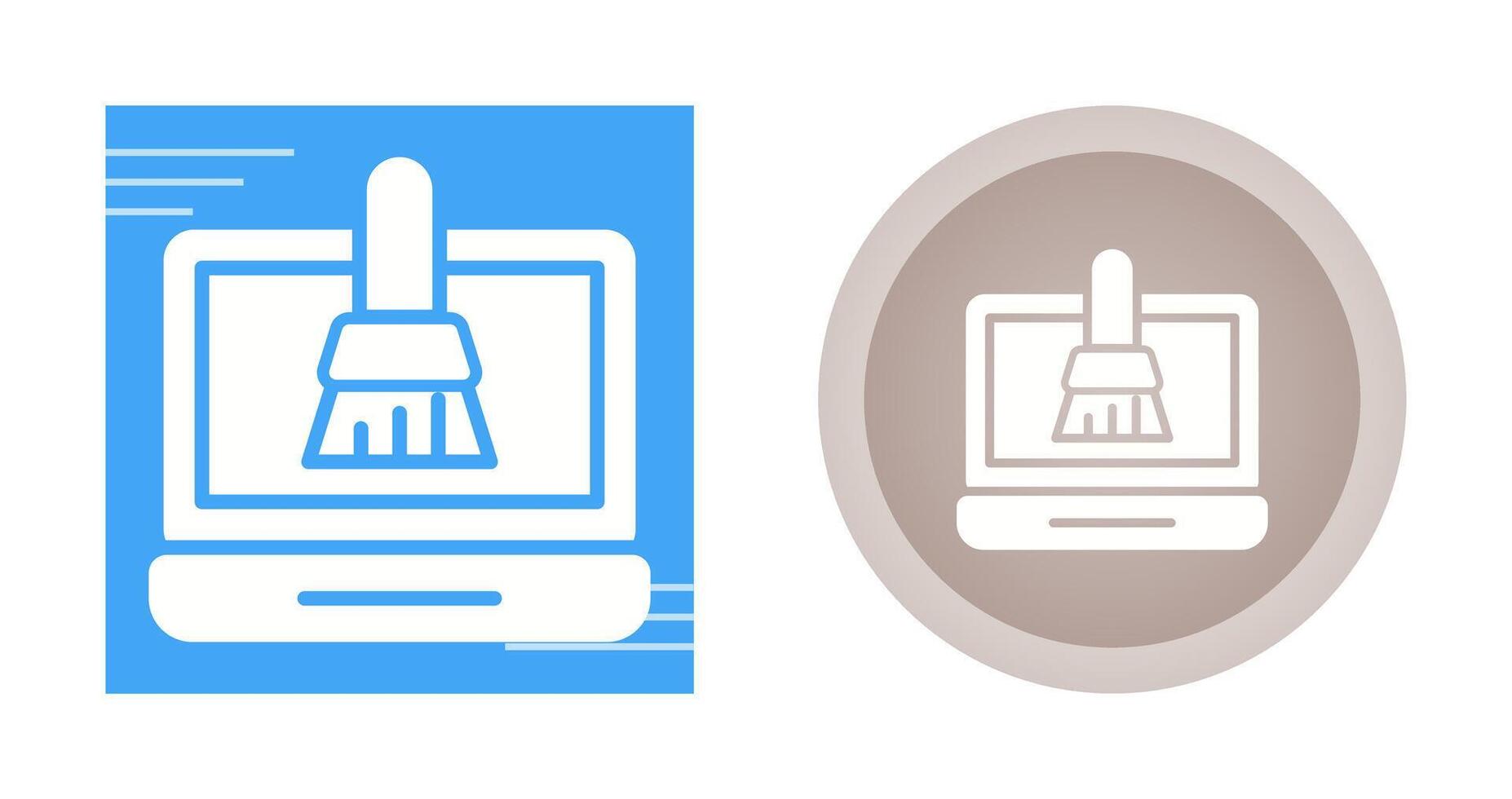Disk Cleanup Vector Icon