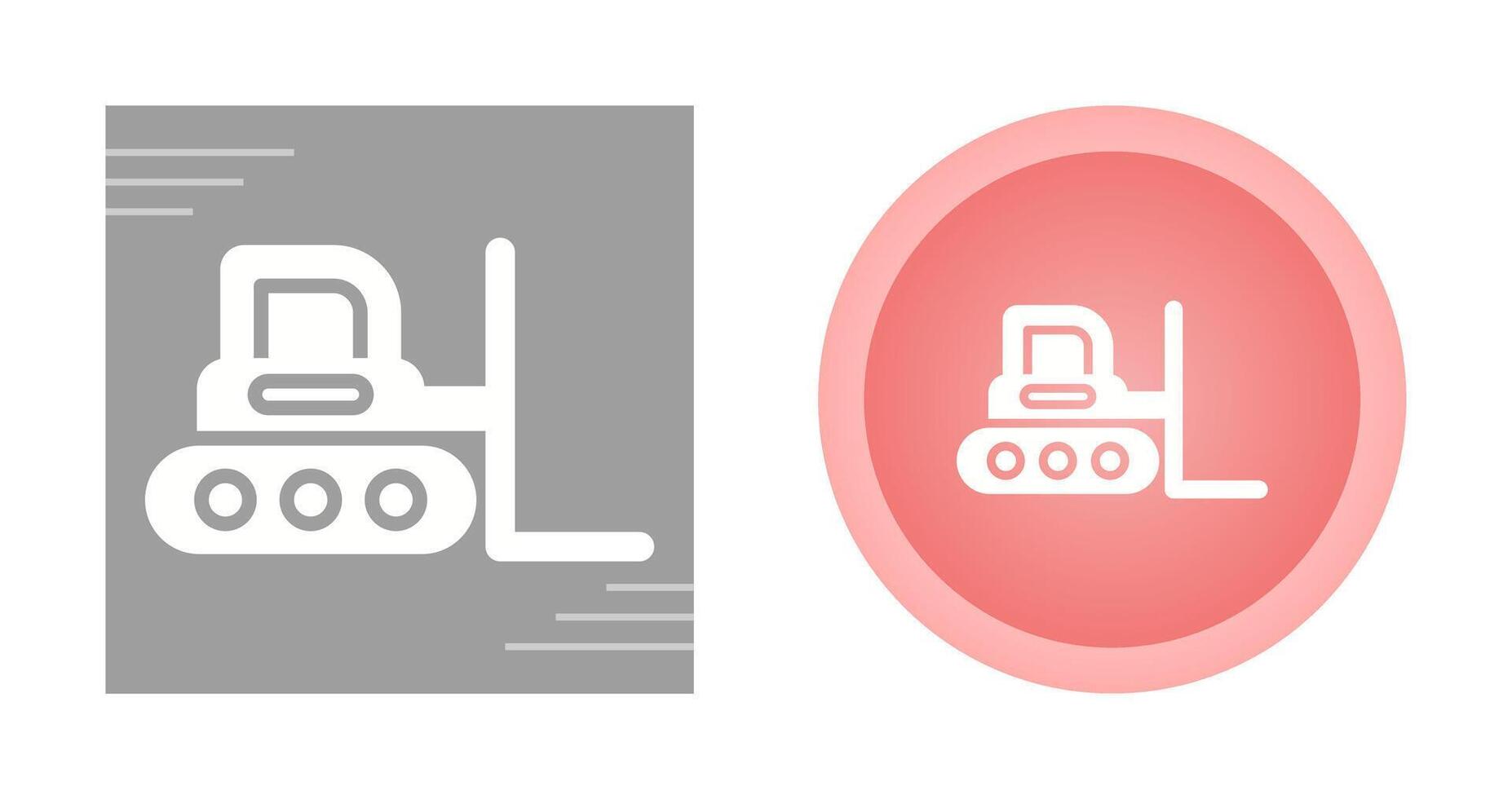 Bulldozer Vector Icon