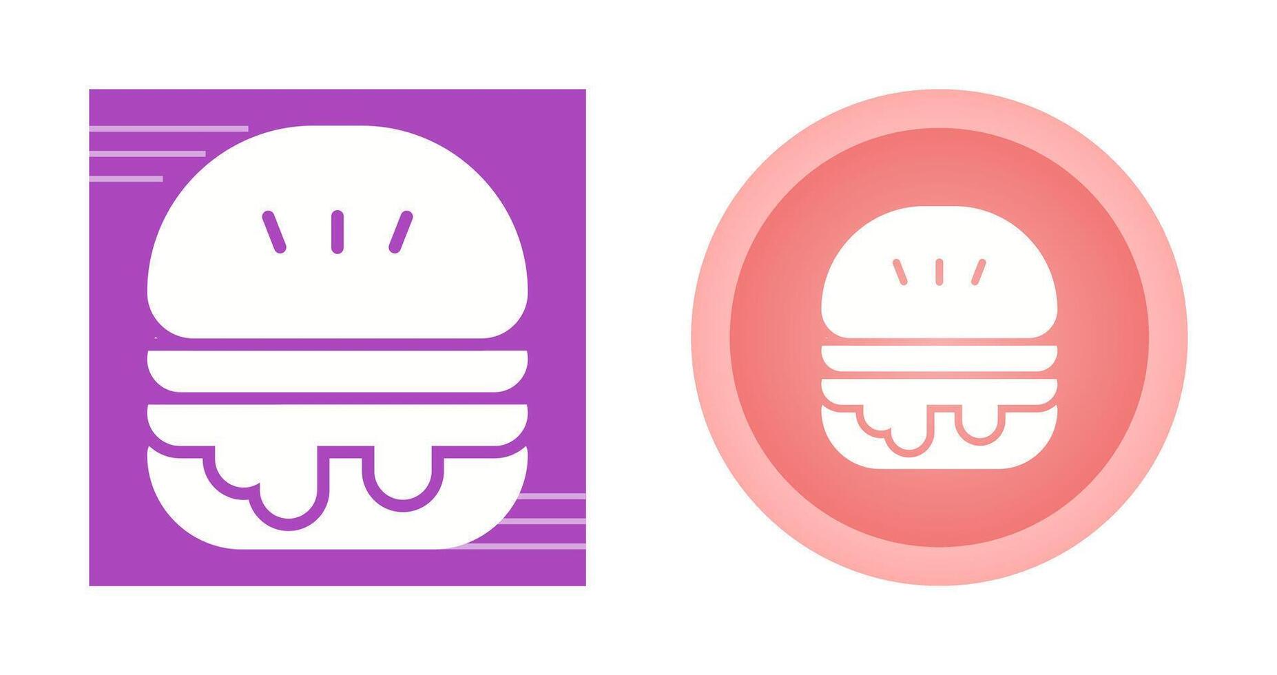 icono de vector de hamburguesa