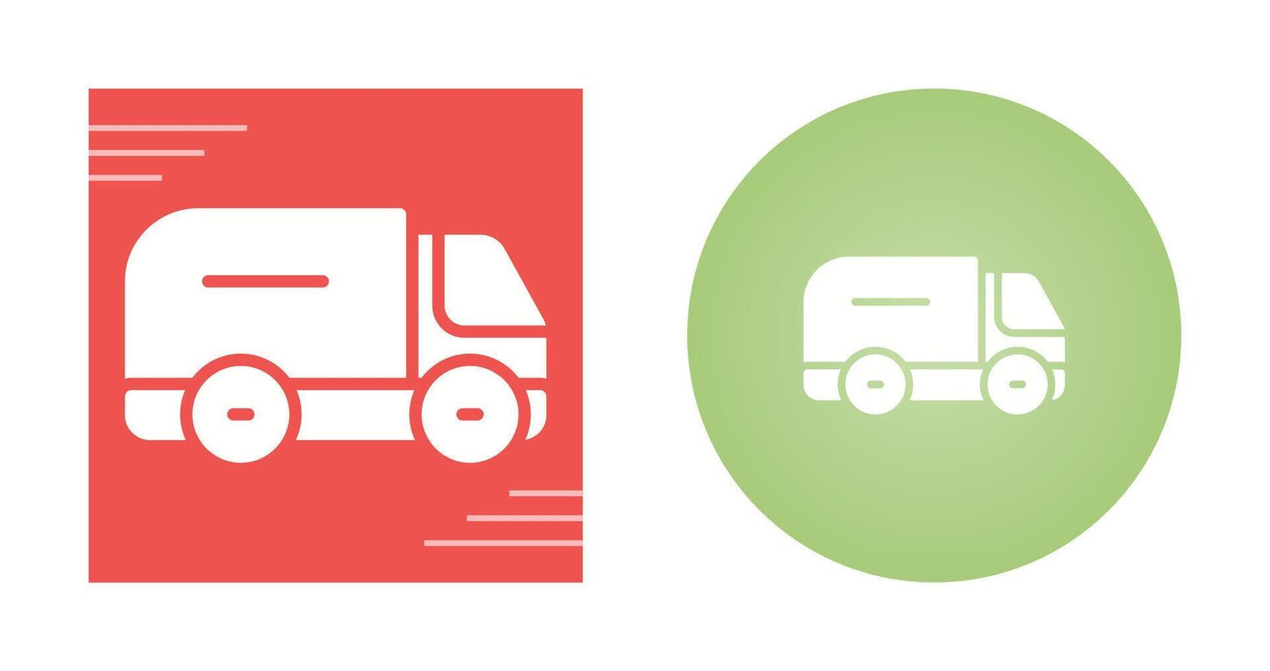 Truck Side Vector Icon