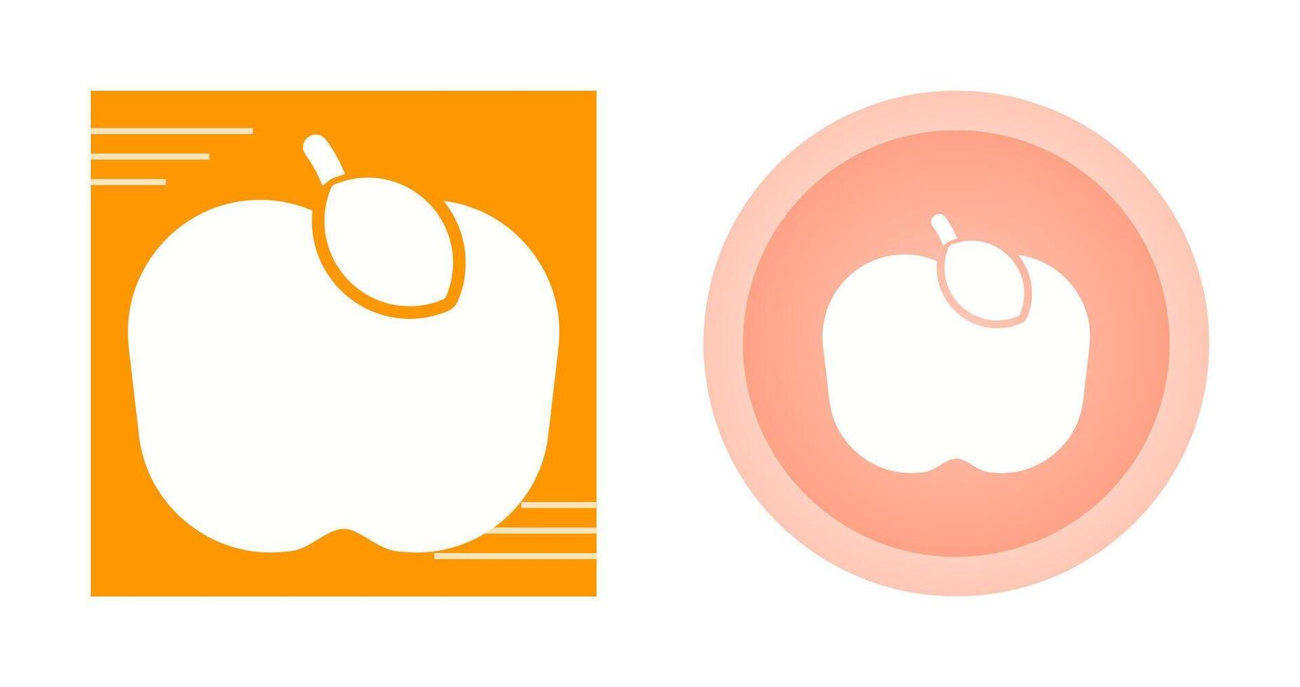 icono de vector de manzana