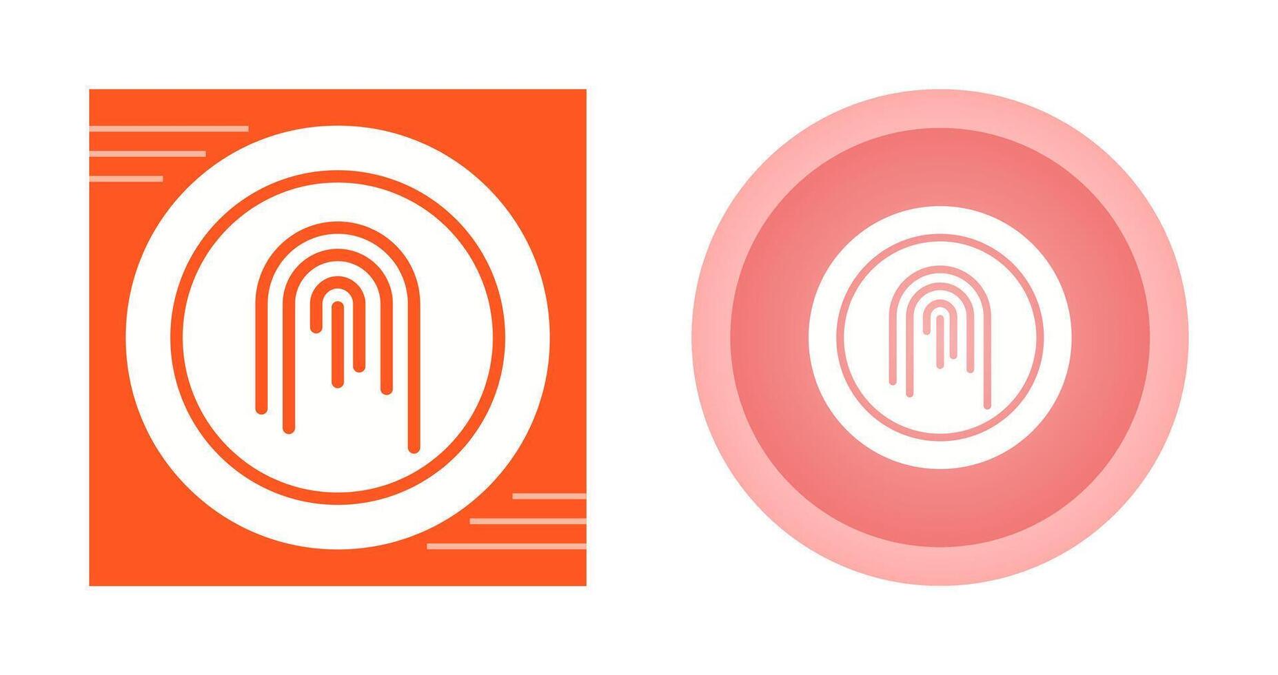 Fingerprint Vector Icon