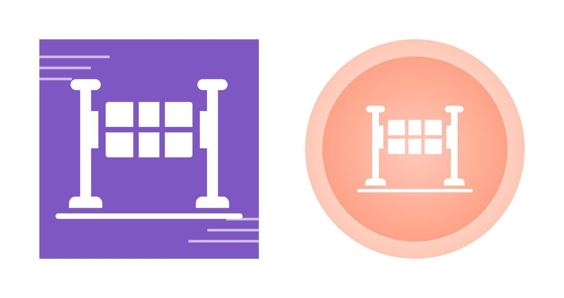 Finish Line Vector Icon