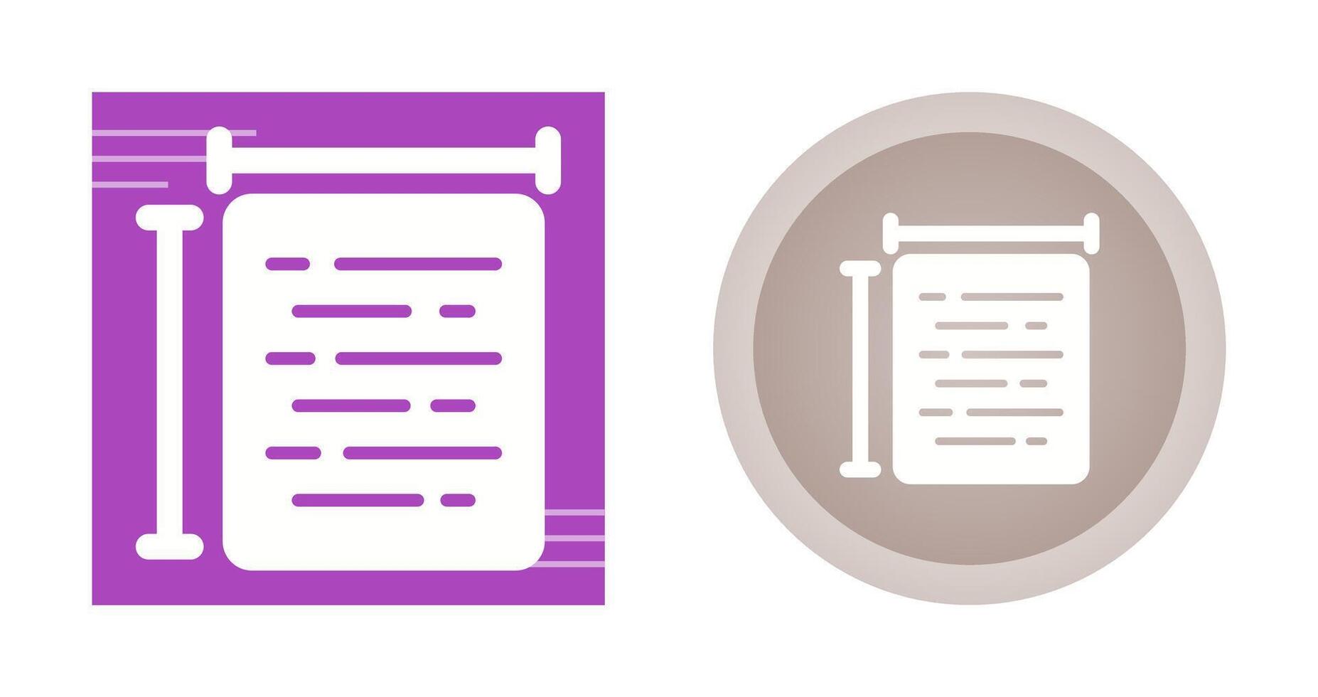 Document Size Vector Icon