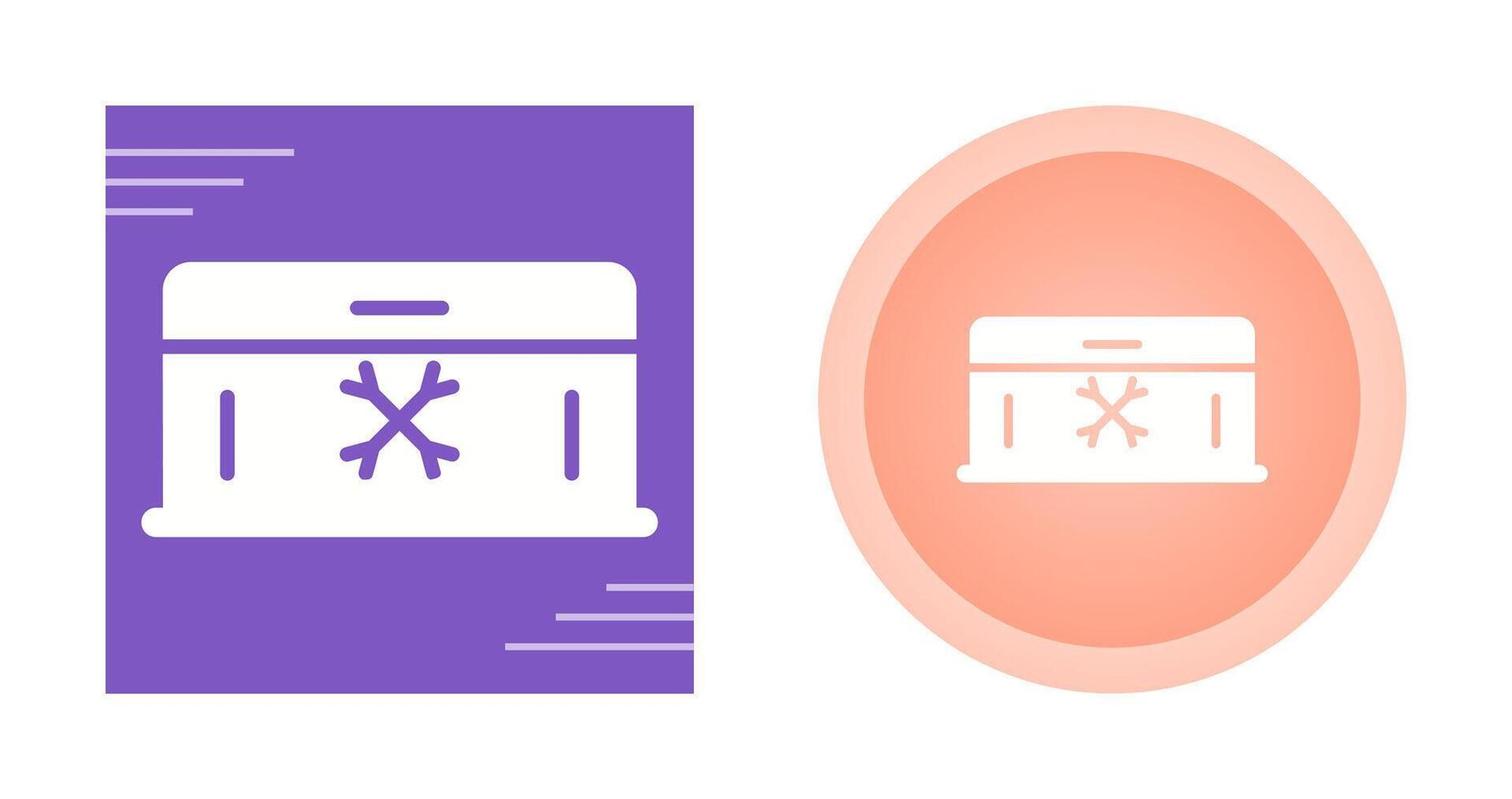 Freezer Vector Icon