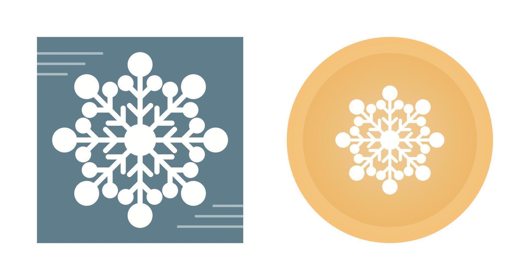 nieve vector icono