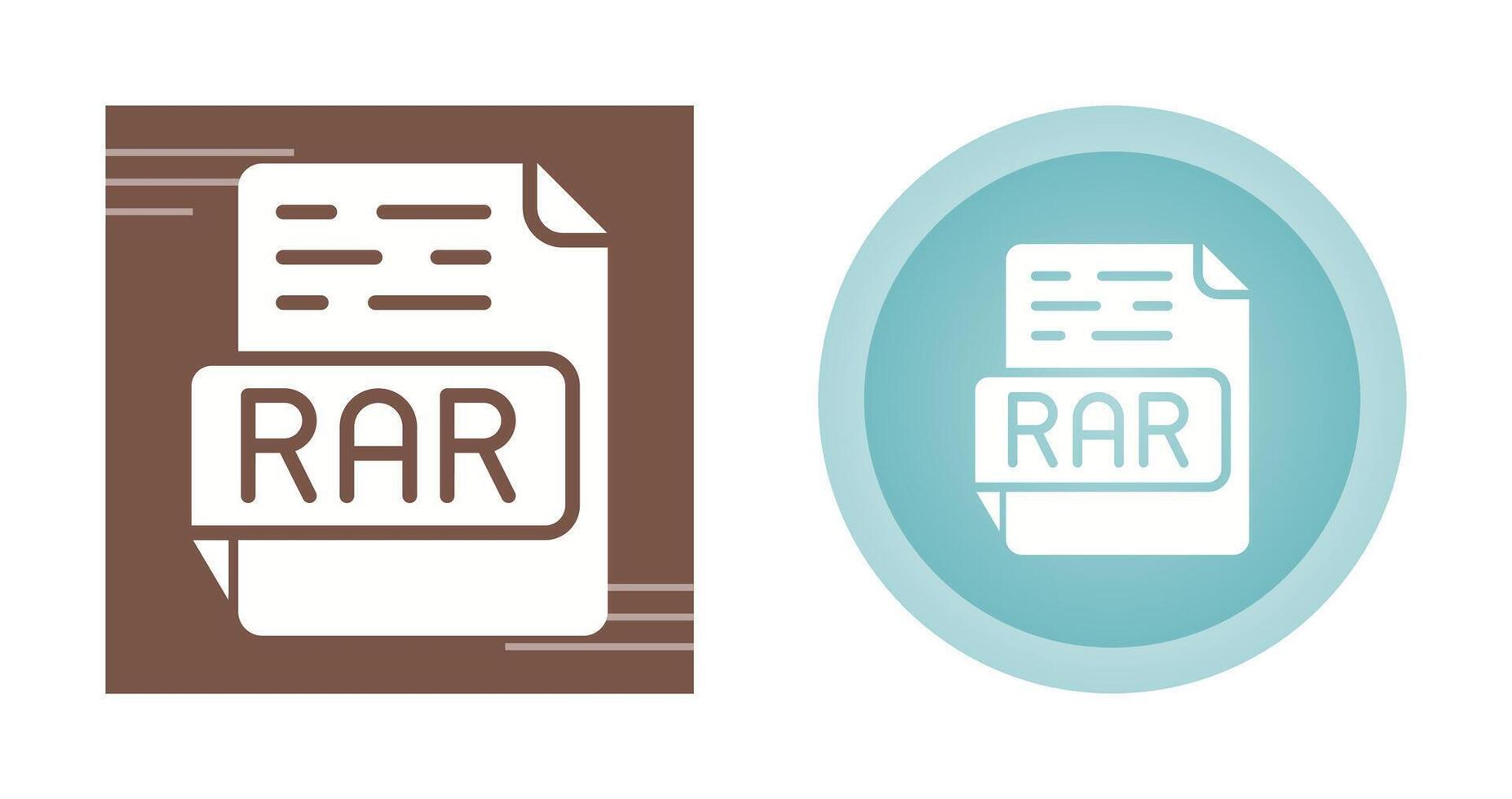 RAR Vector Icon