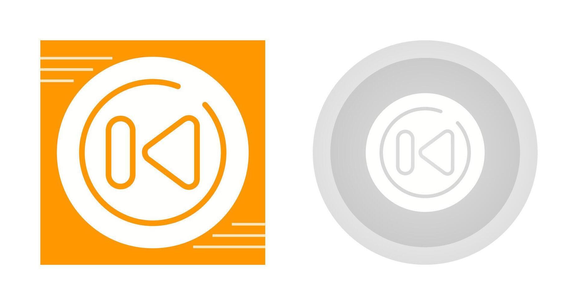 Rewind Circle Vector Icon