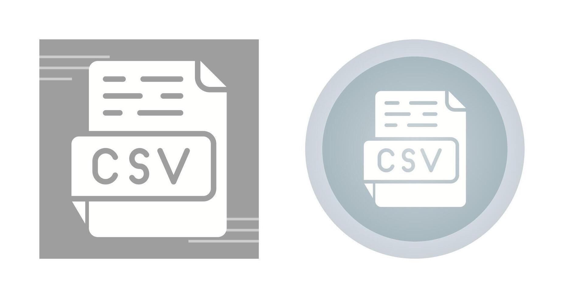 CSV Vector Icon