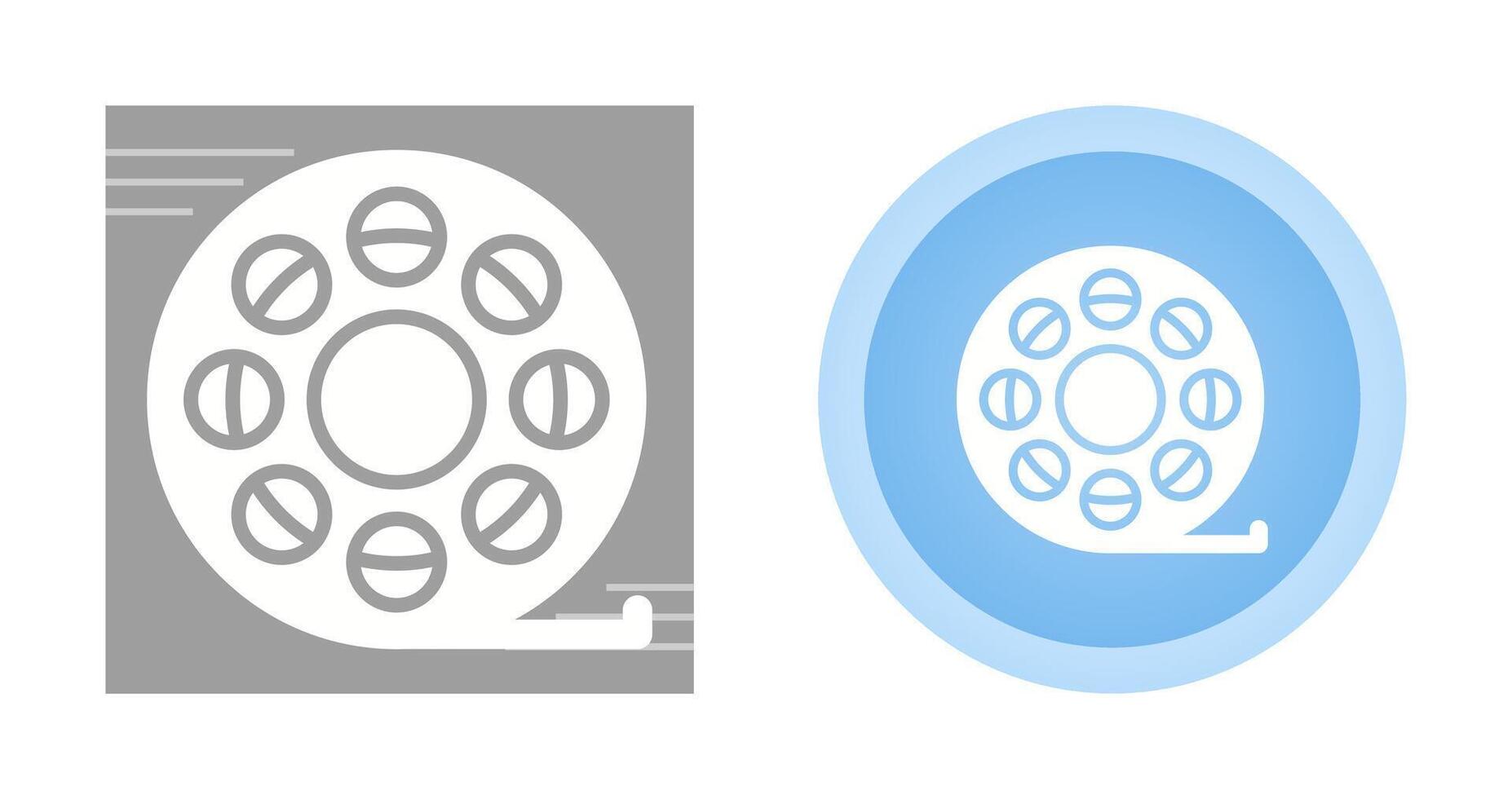 Film Reel Vector Icon