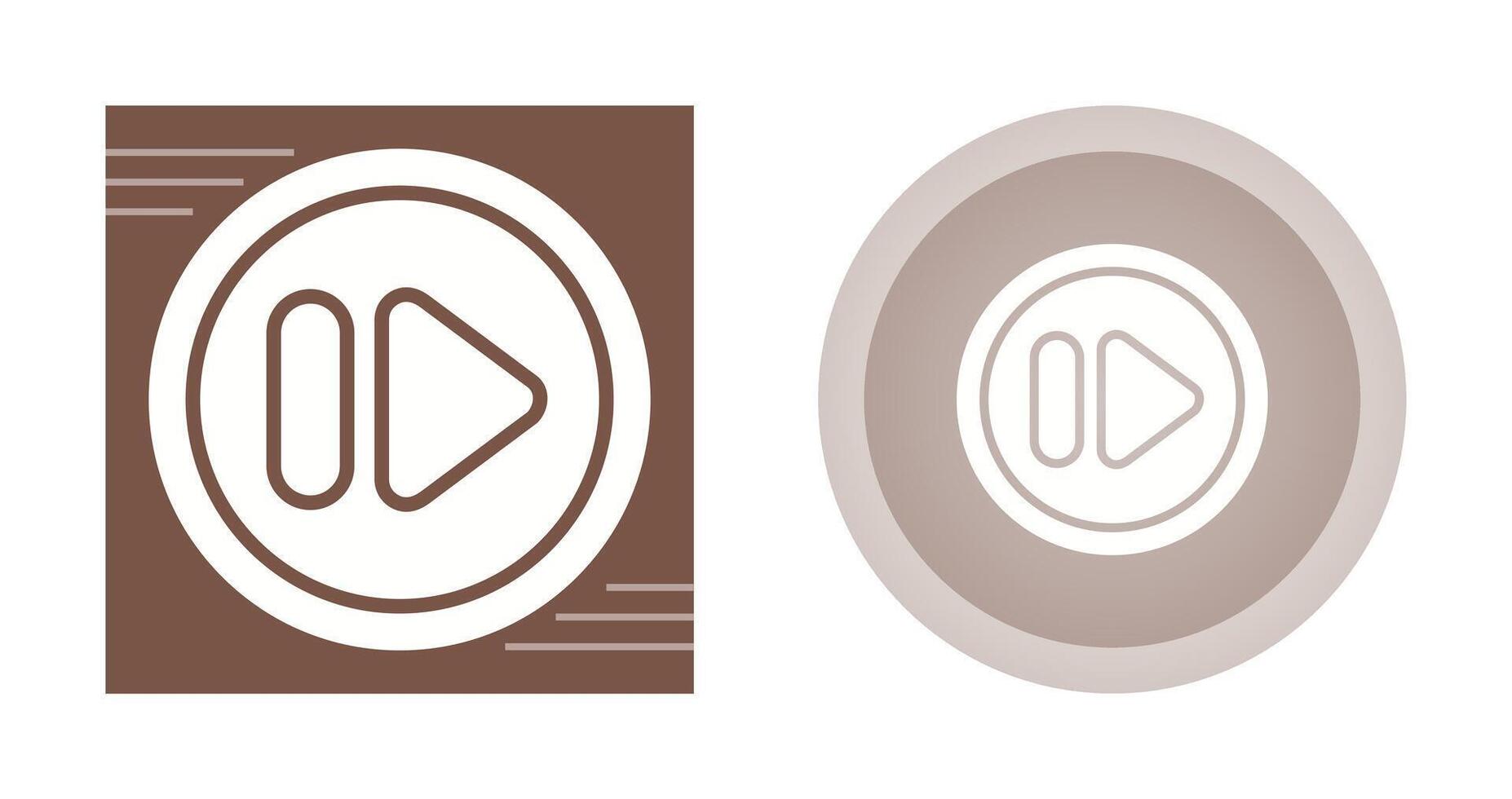 Fast Forward Button Vector Icon