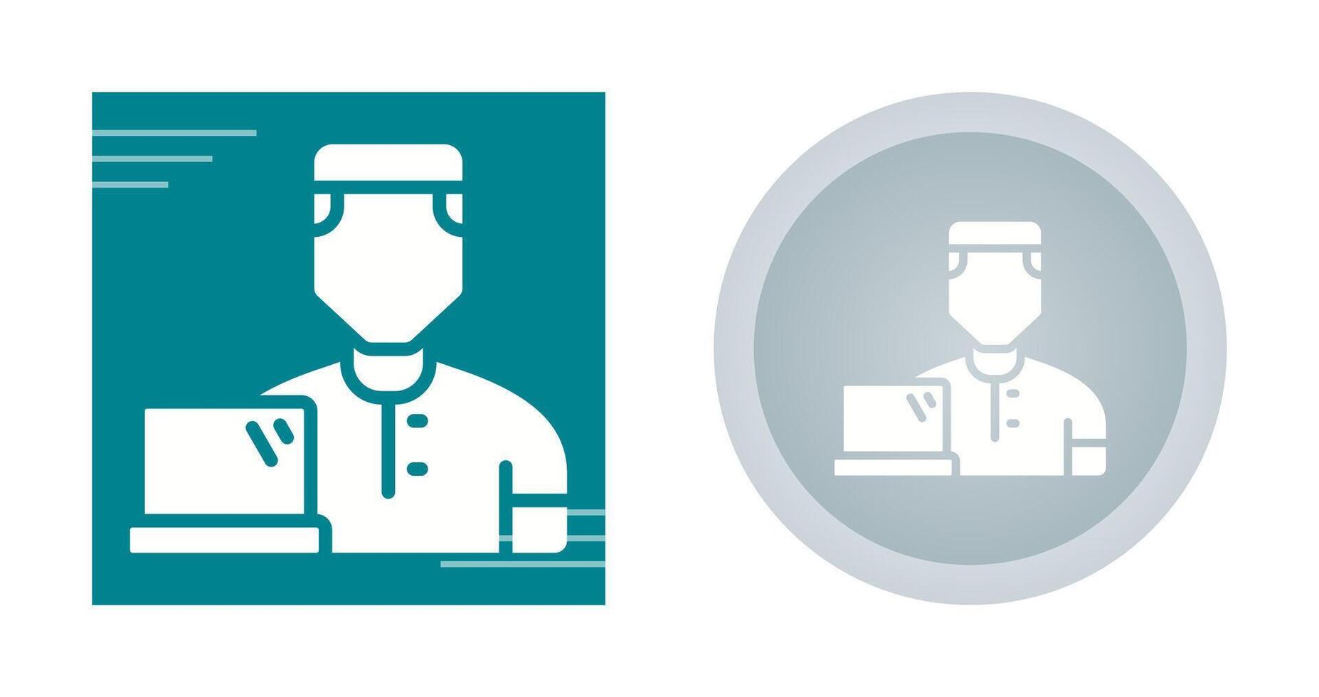 User Working Vector Icon