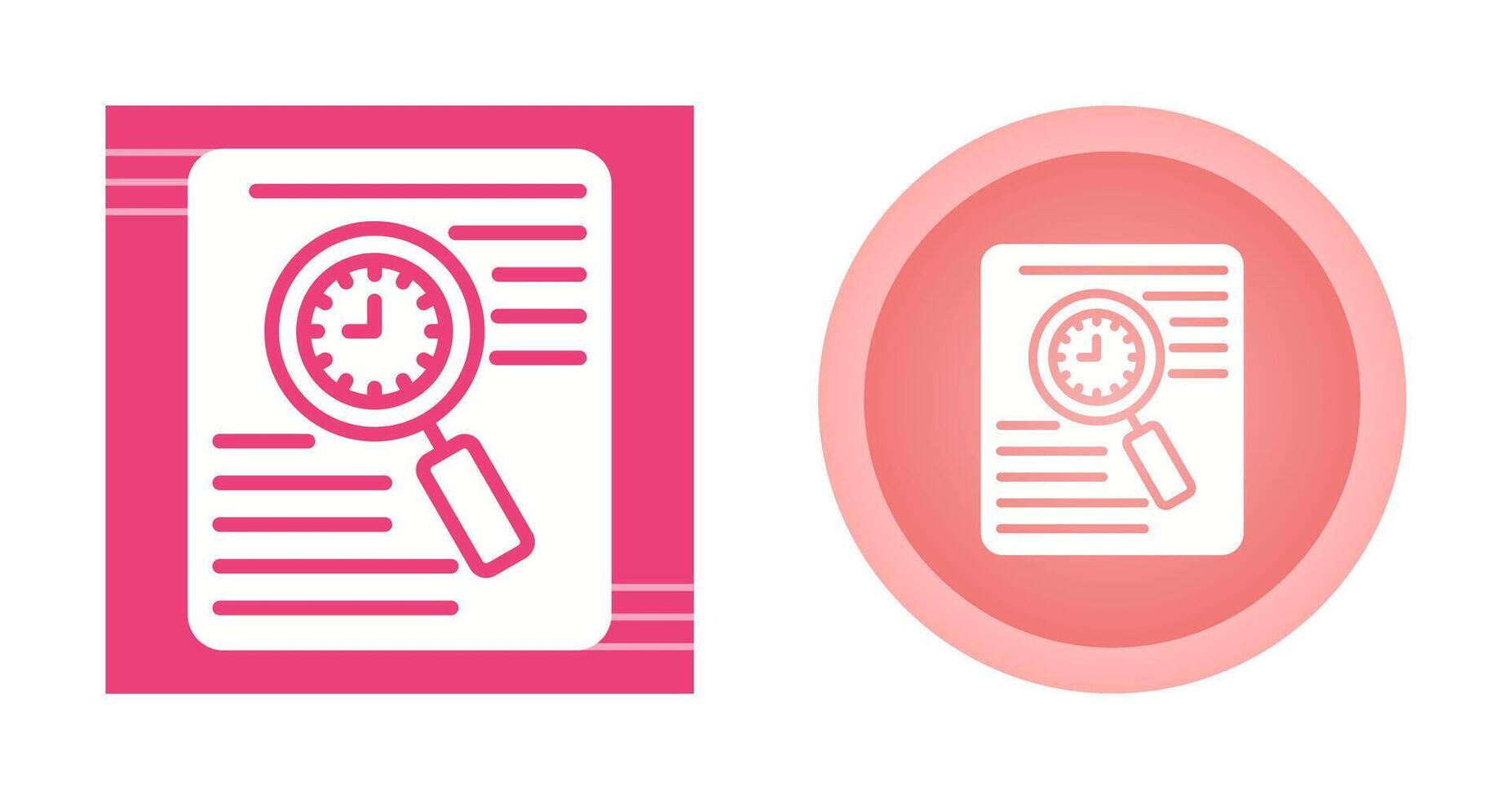 Document Tracking Vector Icon