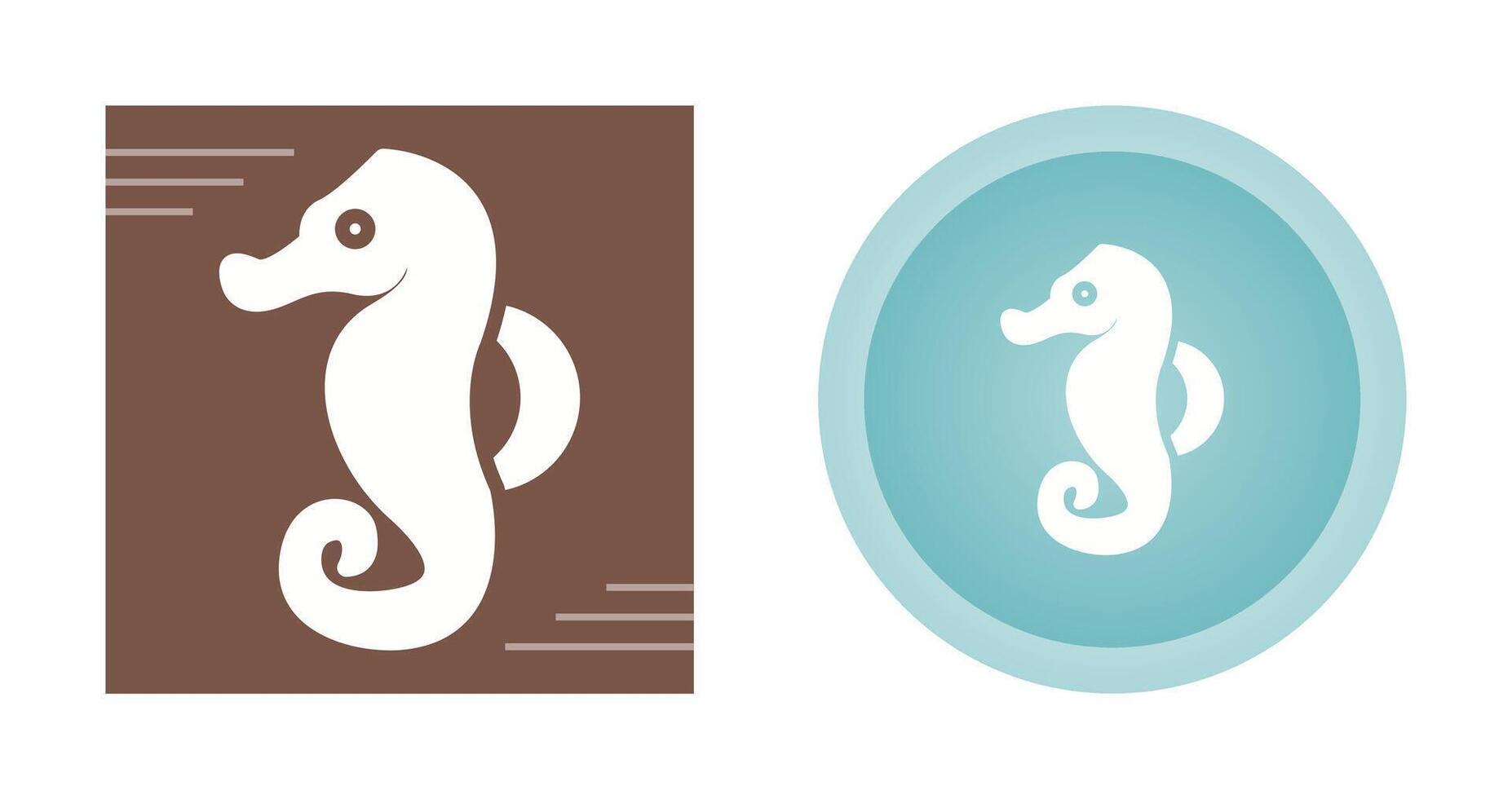 Seahorse Vector Icon