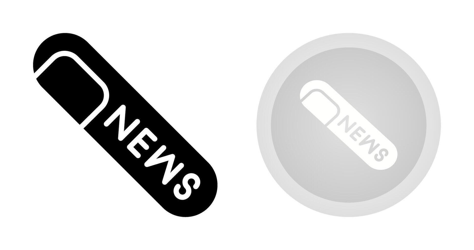 Rolled Up Newspaper Vector Icon