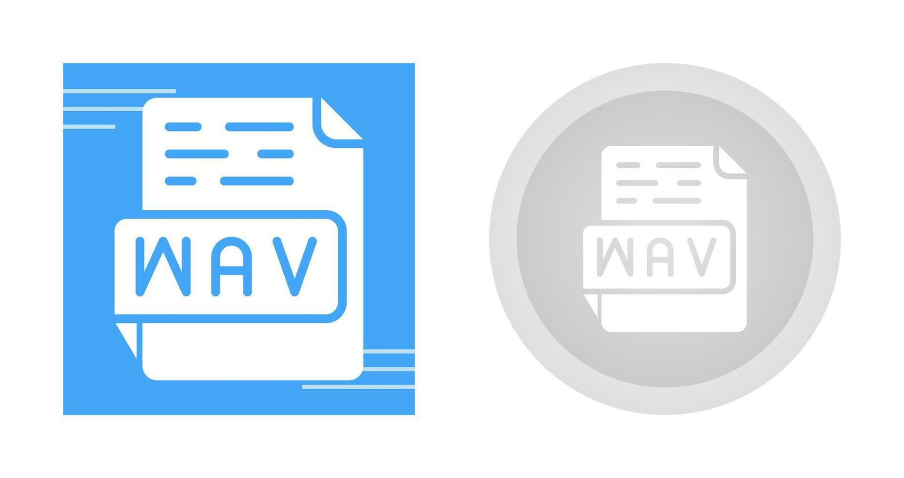 WAV Vector Icon