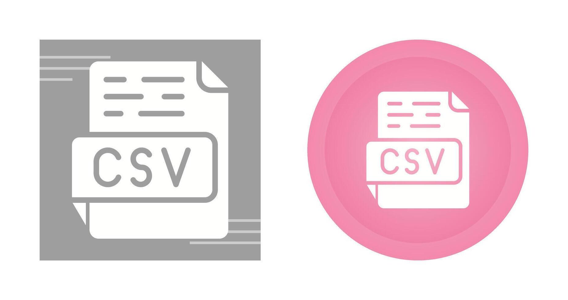 CSV Vector Icon