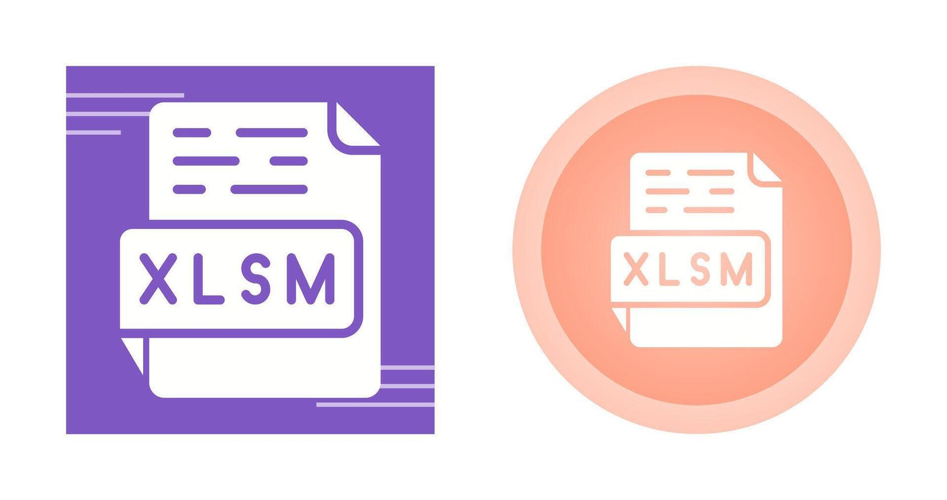 XLSM Vector Icon