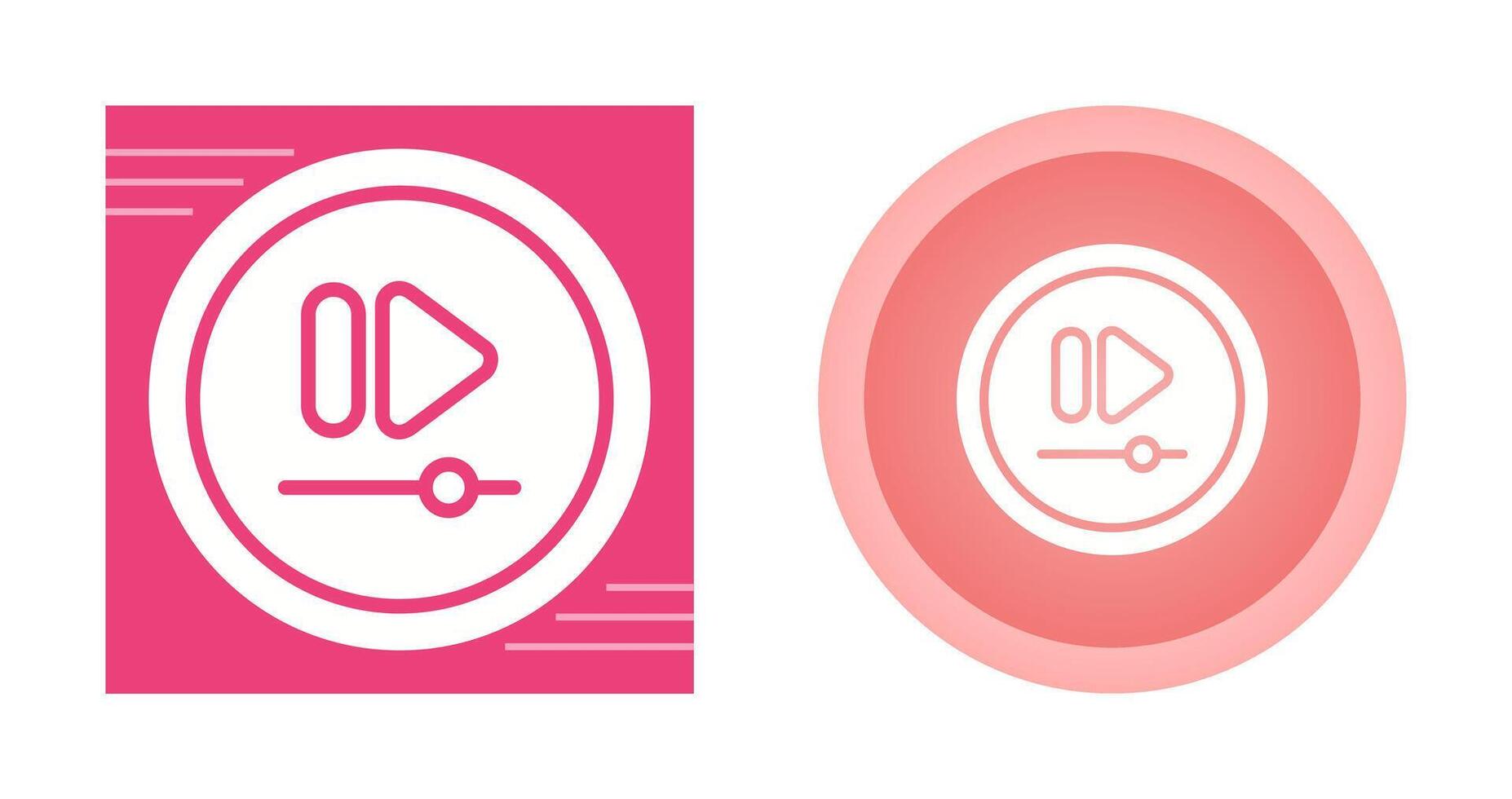 Video Fast Forward Button Vector Icon