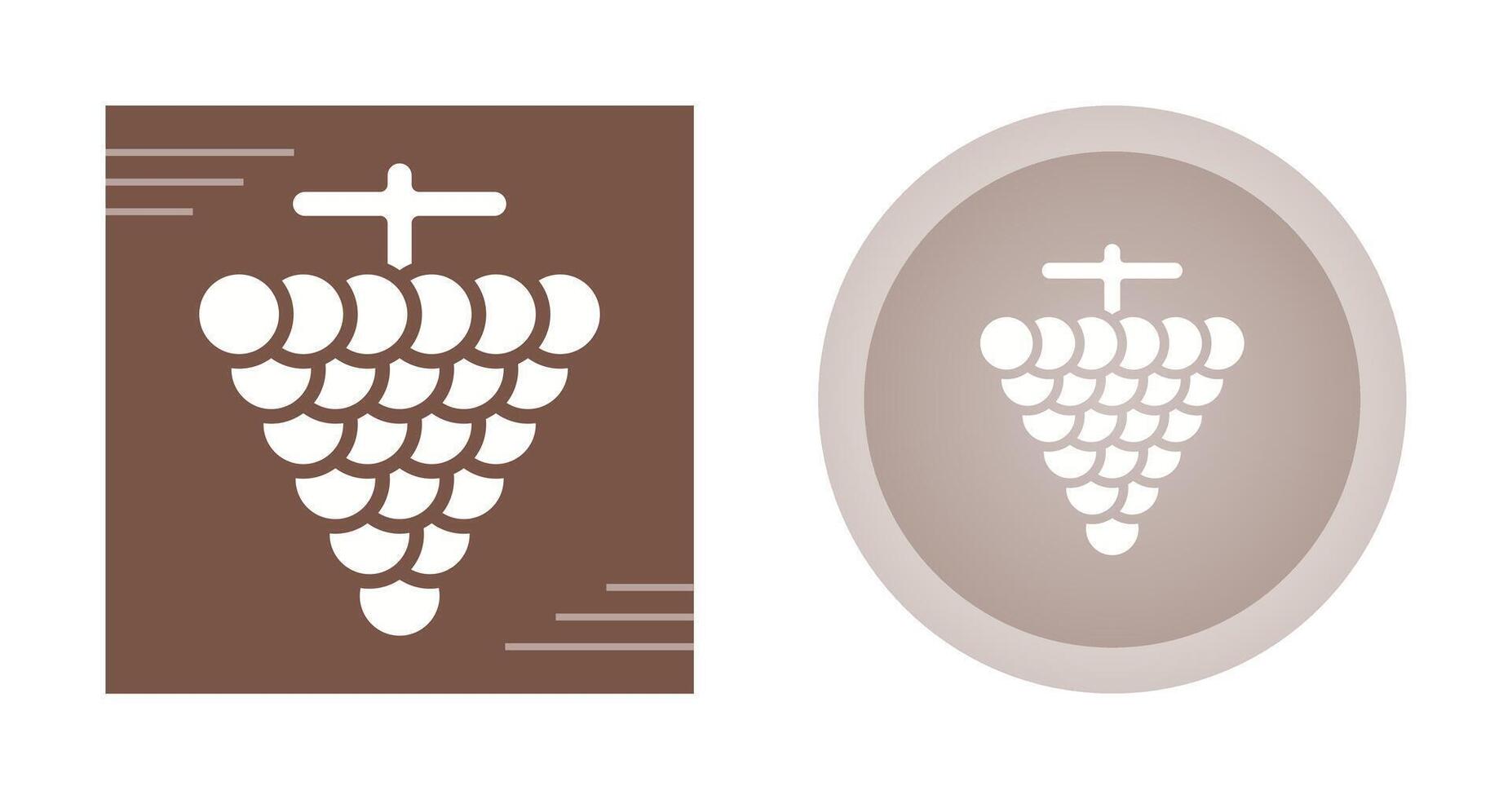 icono de vector de uvas