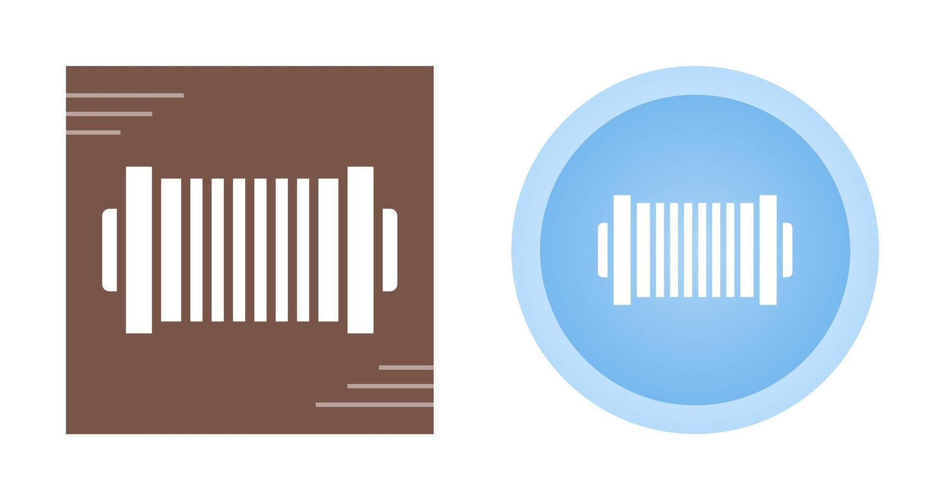 Cable Spool Roller Vector Icon