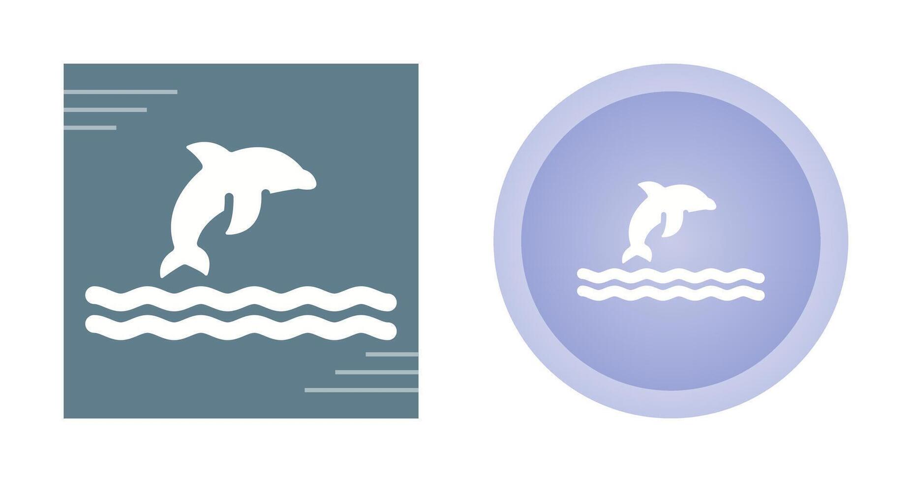 Dolphin Vector Icon