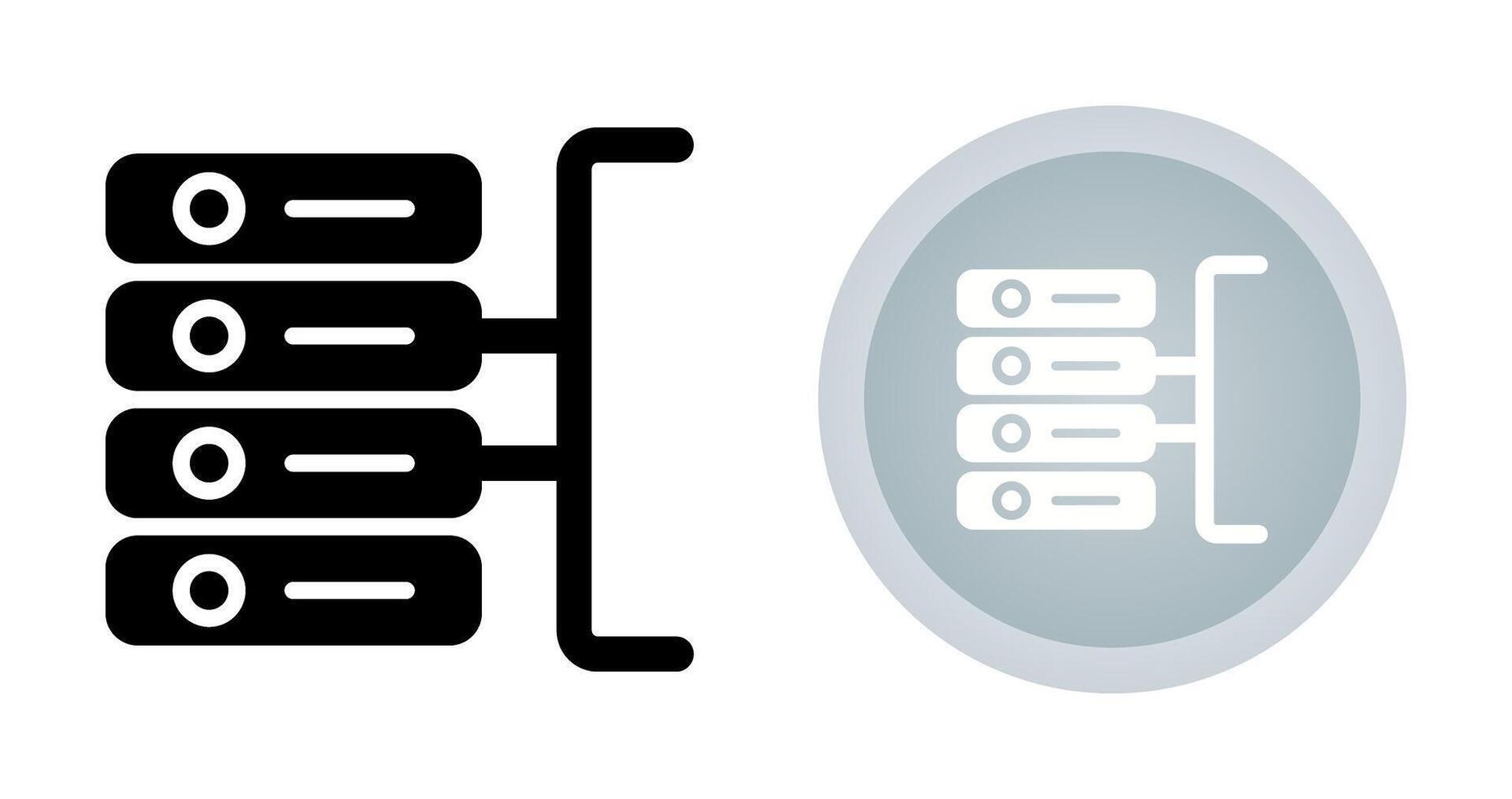 icono de vector de base de datos