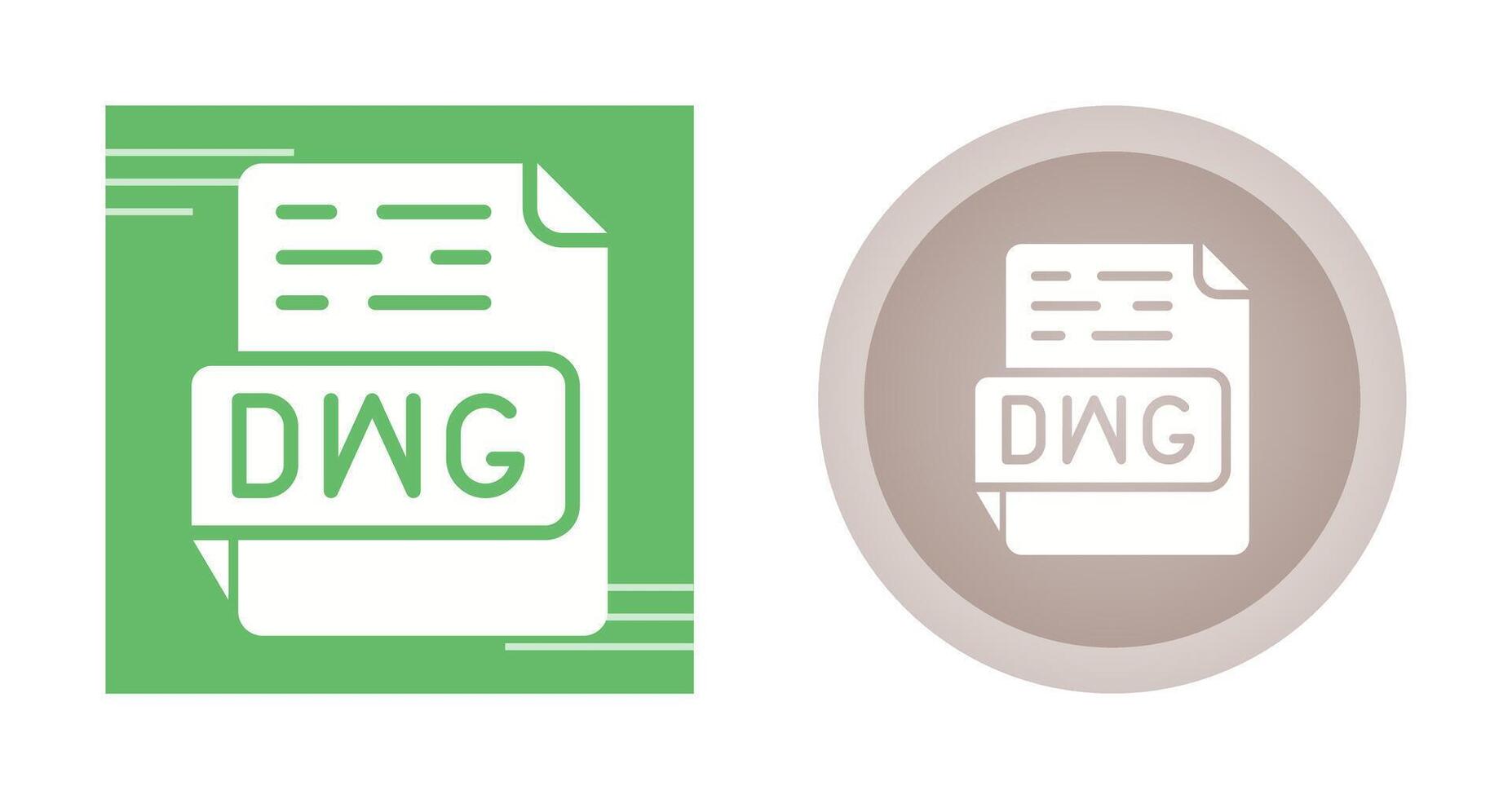 dwg vector icono