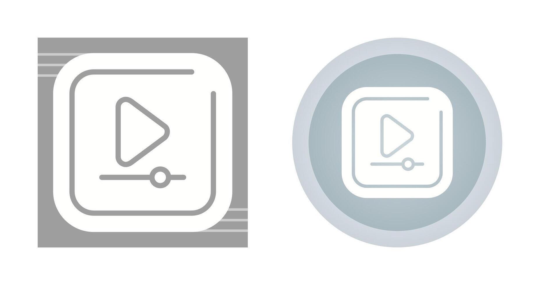 Video Play Square Vector Icon