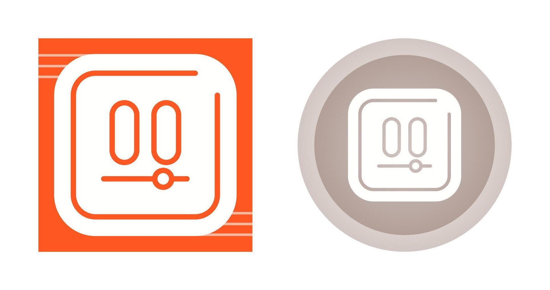 Video Pause Square Vector Icon