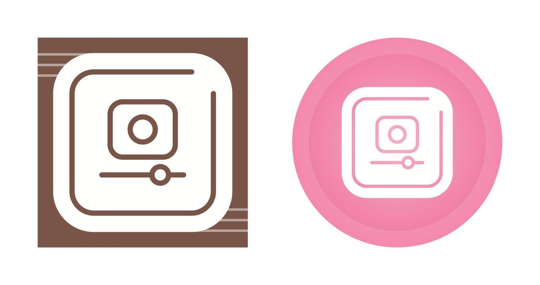 Video Record Square Vector Icon