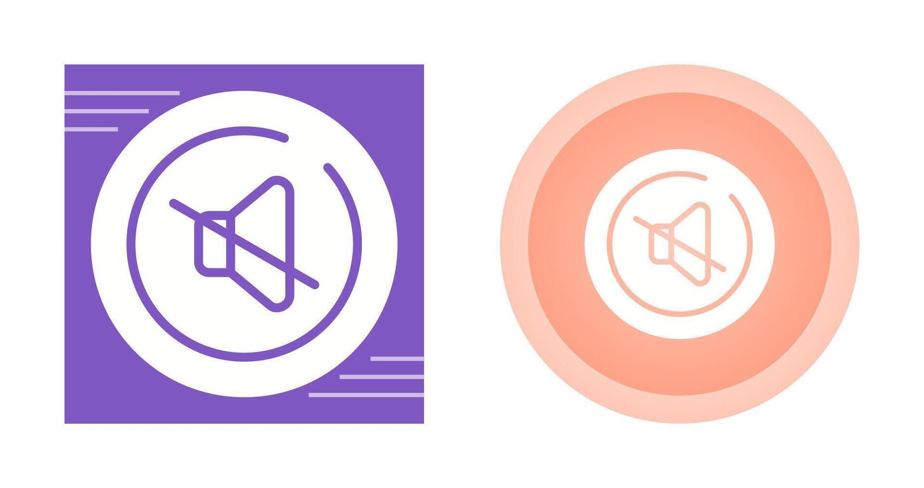 Volume Off Circle Vector Icon