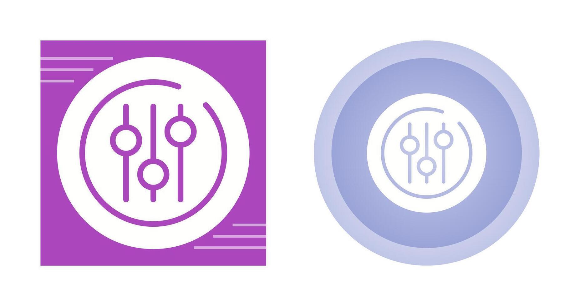 Audio Equalizer Circle Vector Icon