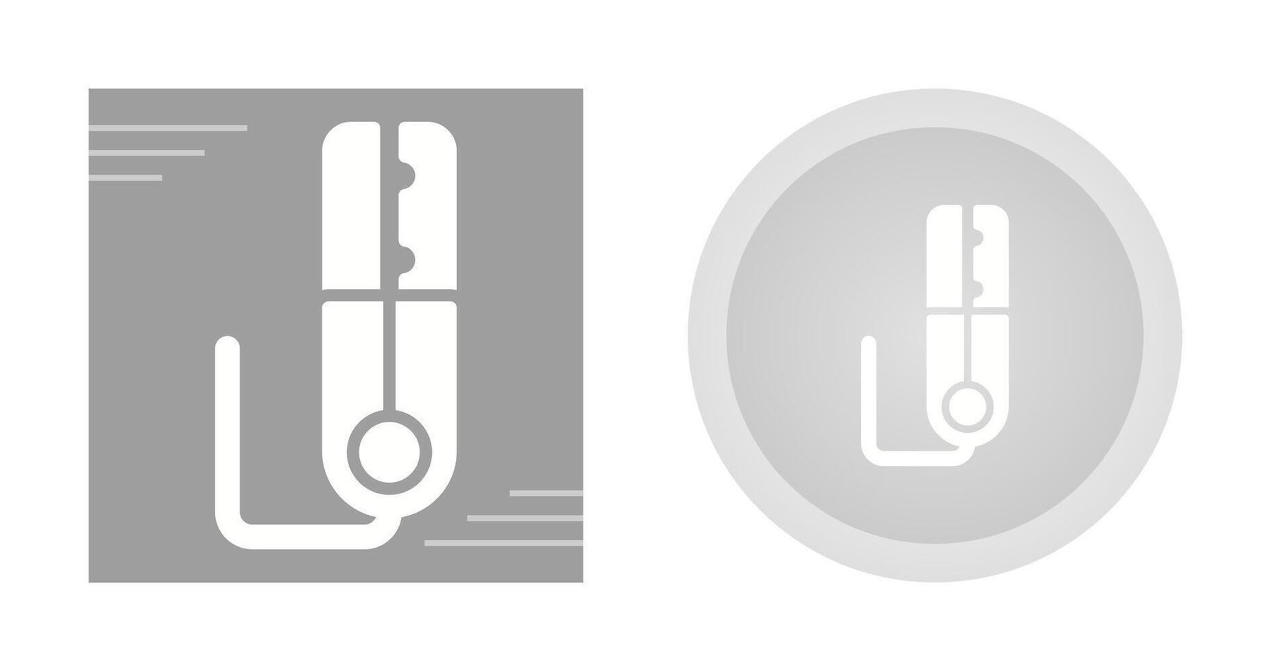 toma de tierra abrazadera vector icono