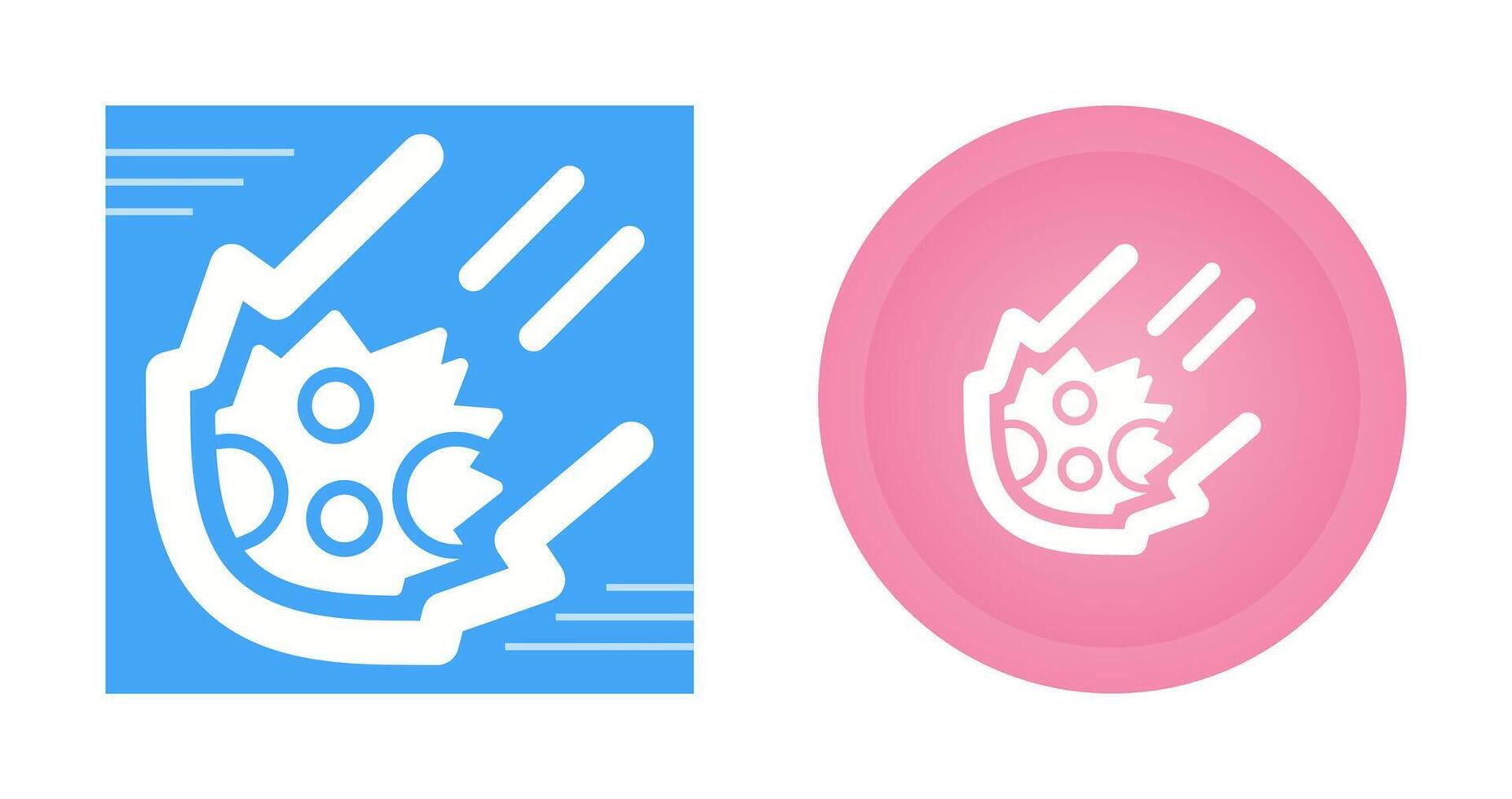 Meteor Vector Icon