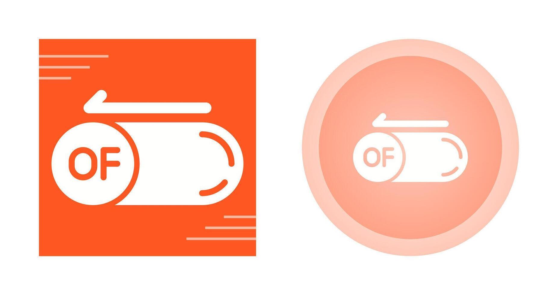 Of Button Vector Icon