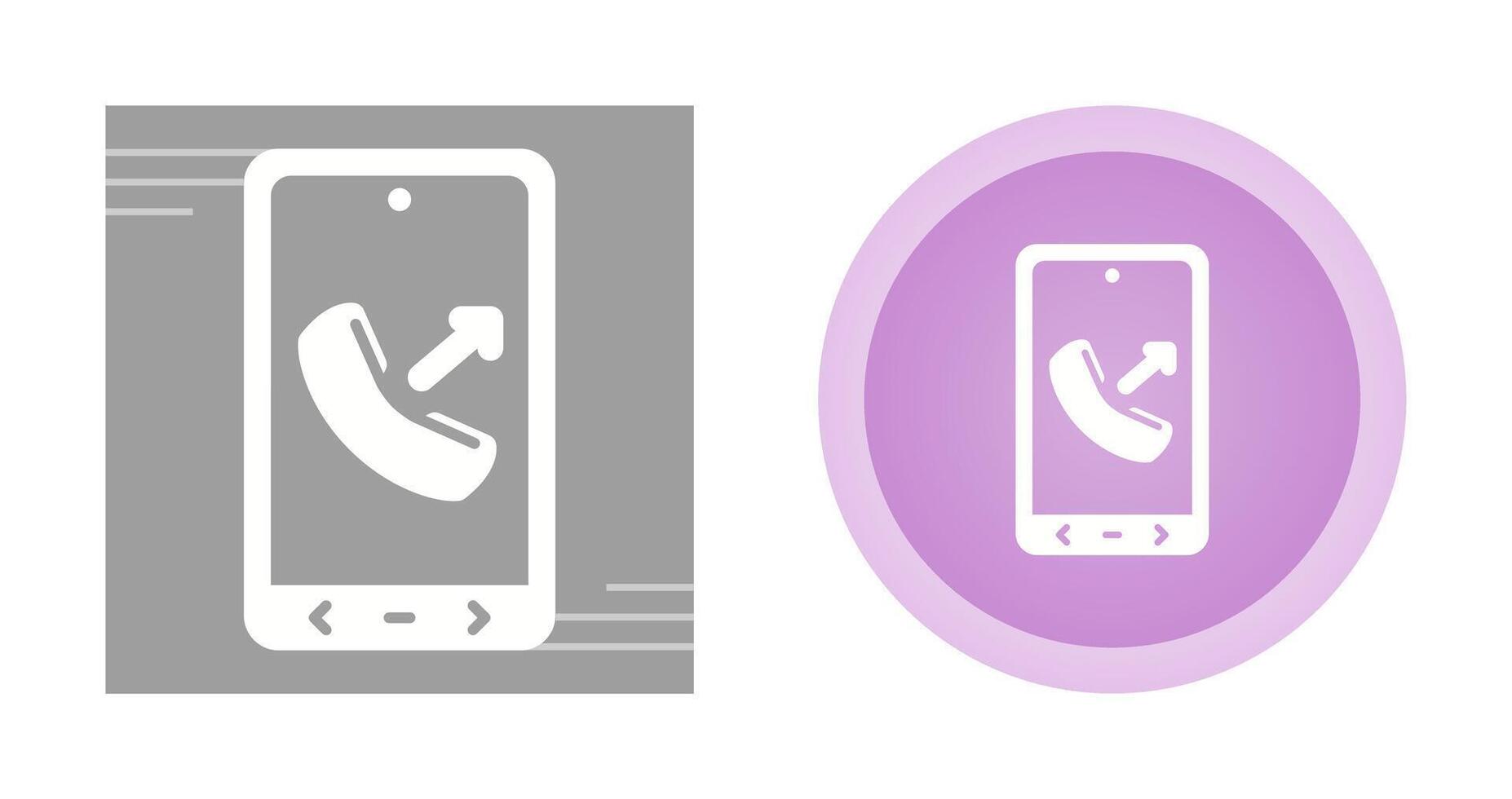 Out Going Call Vector Icon